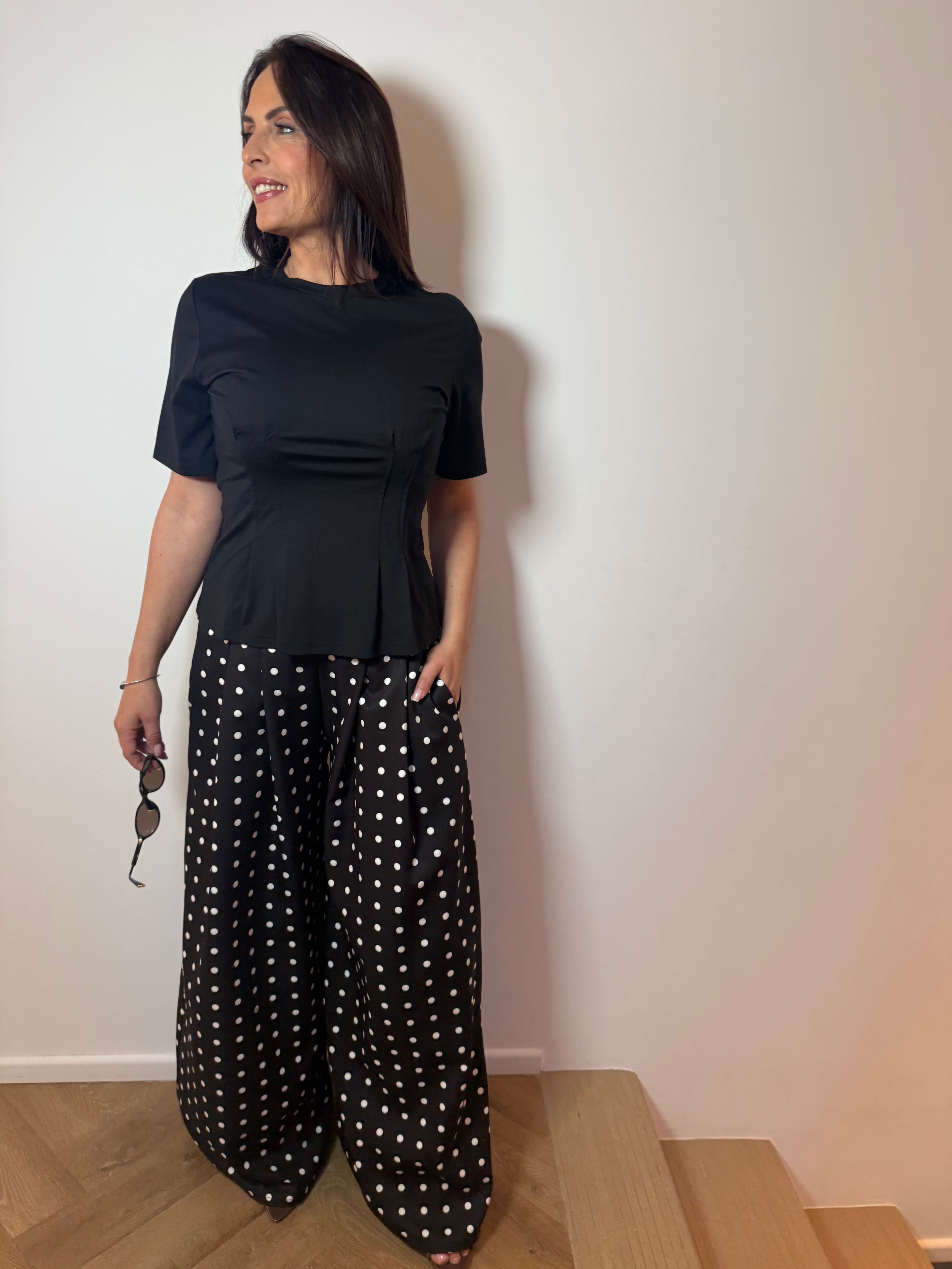 Top coupe ajustée clara