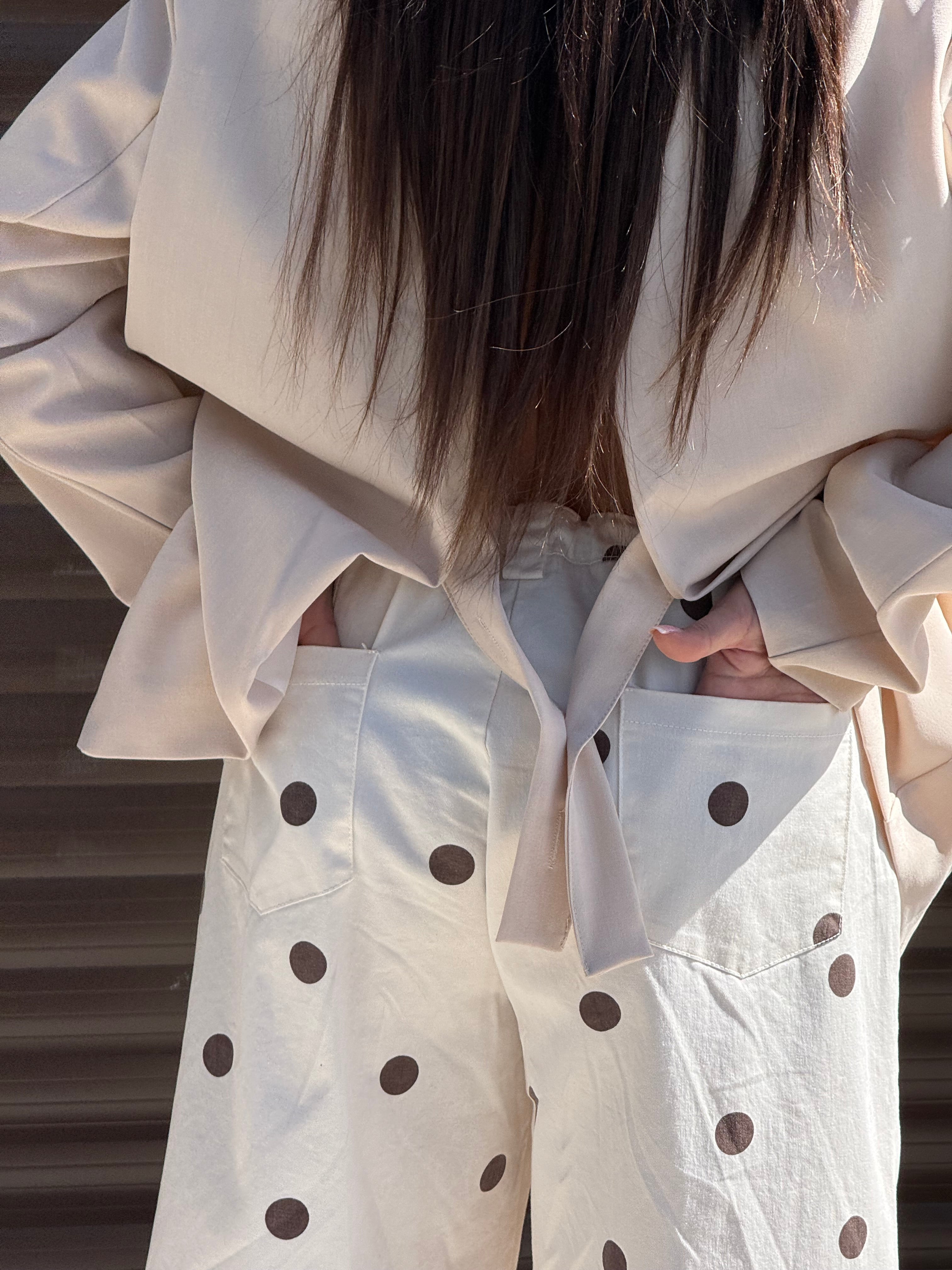 Pantalon polka dots