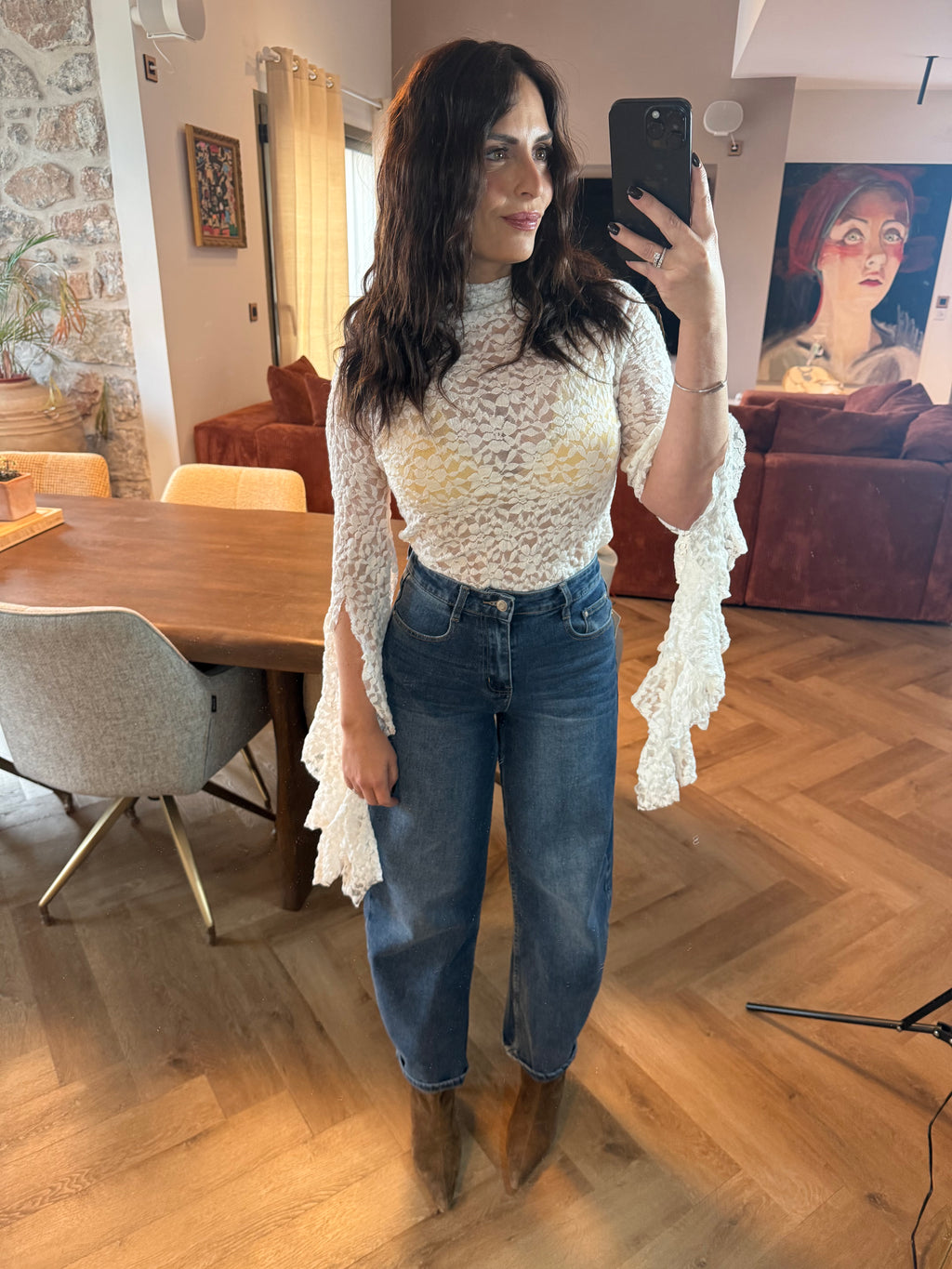 Blouse dentelle
