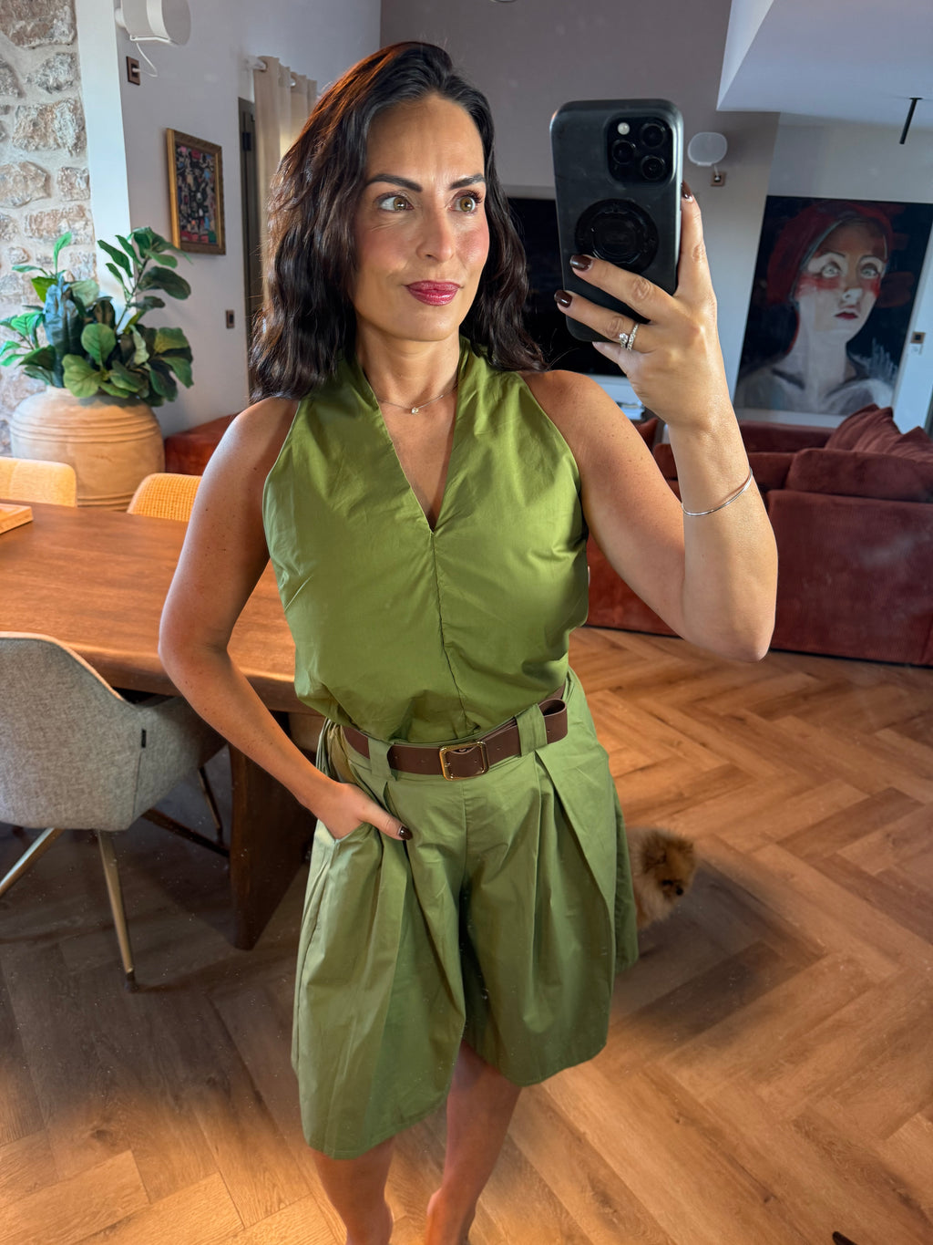 Top vert olive
