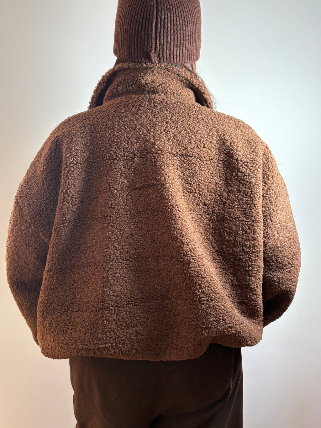 Veste Teddy chocolat