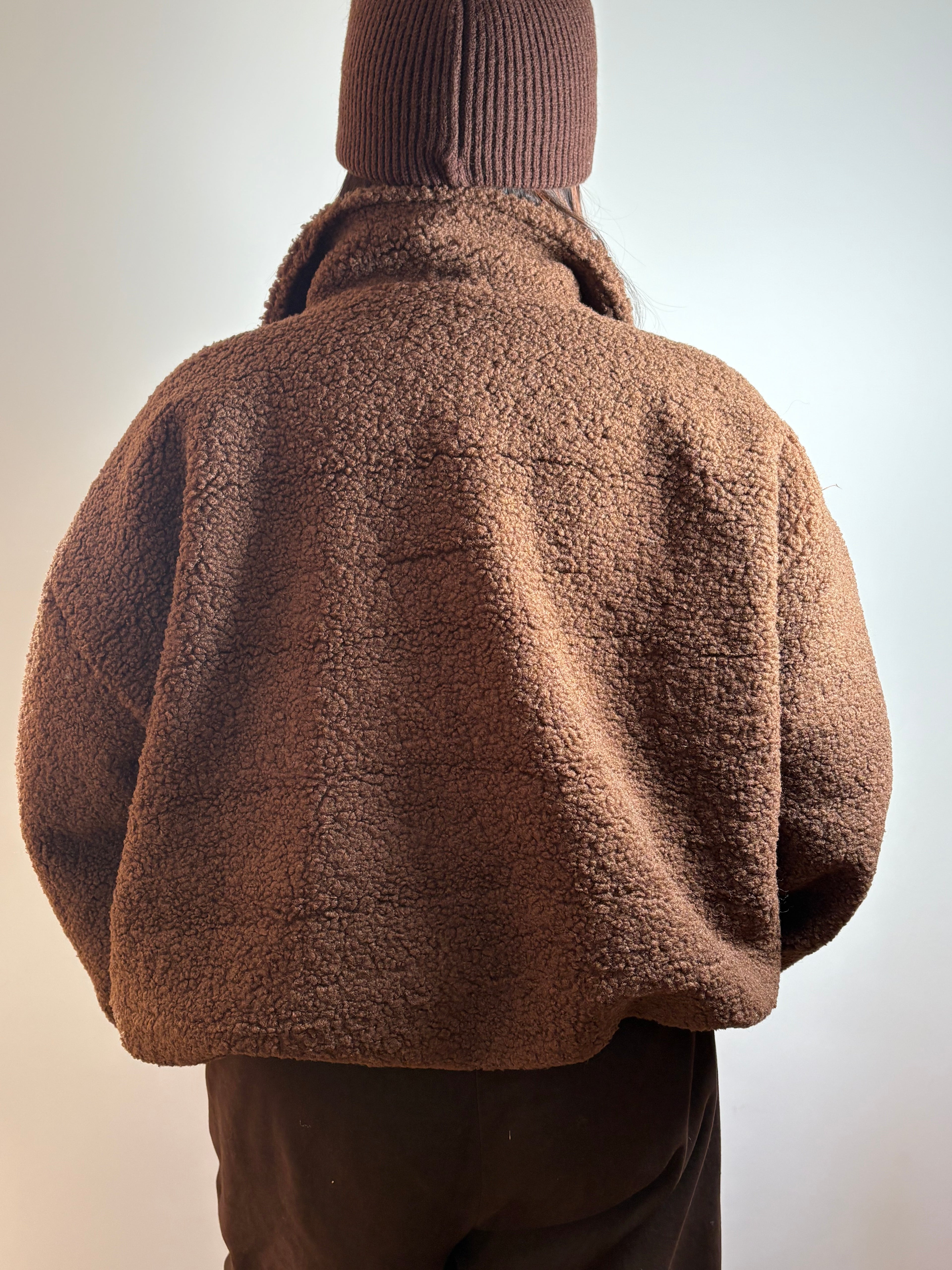 Veste Teddy chocolat