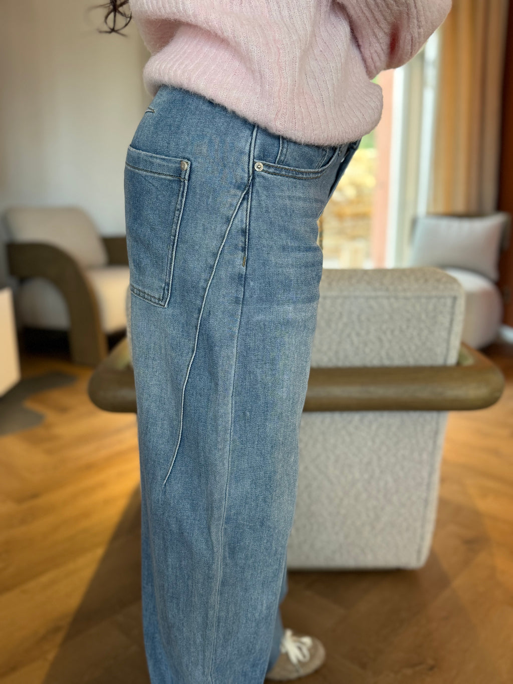 Jean cute broderie