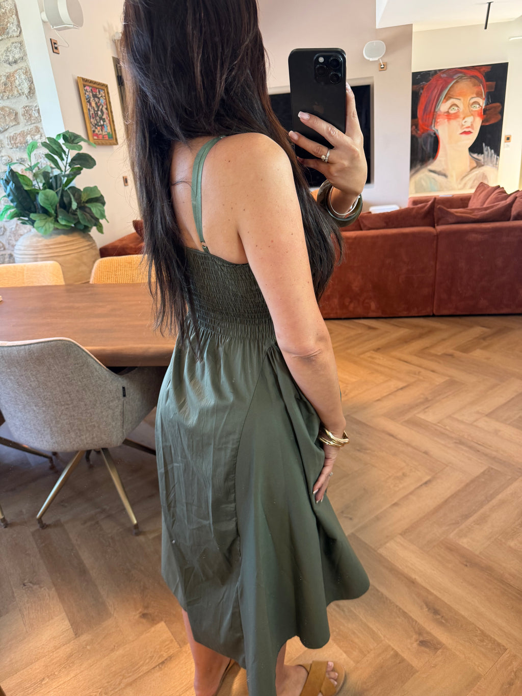 Robe kaki