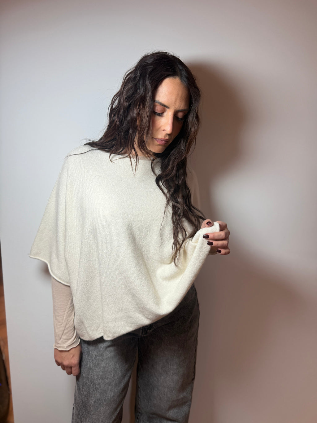 Pull loose crème
