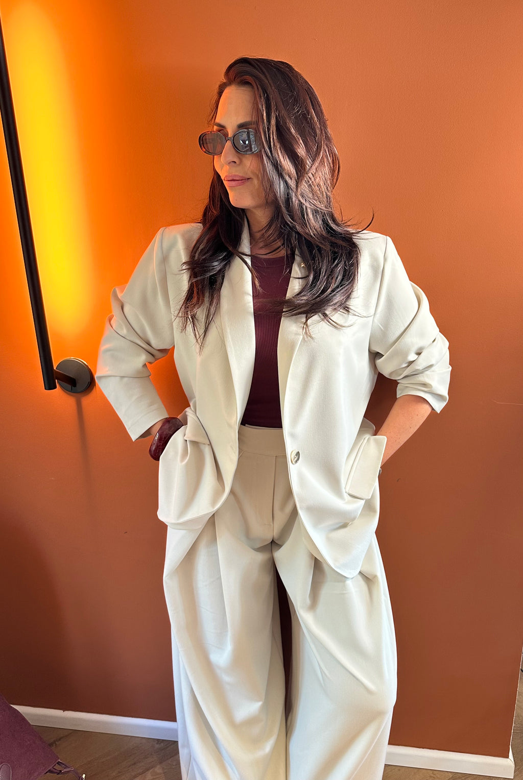 Tailleur Sonia écru