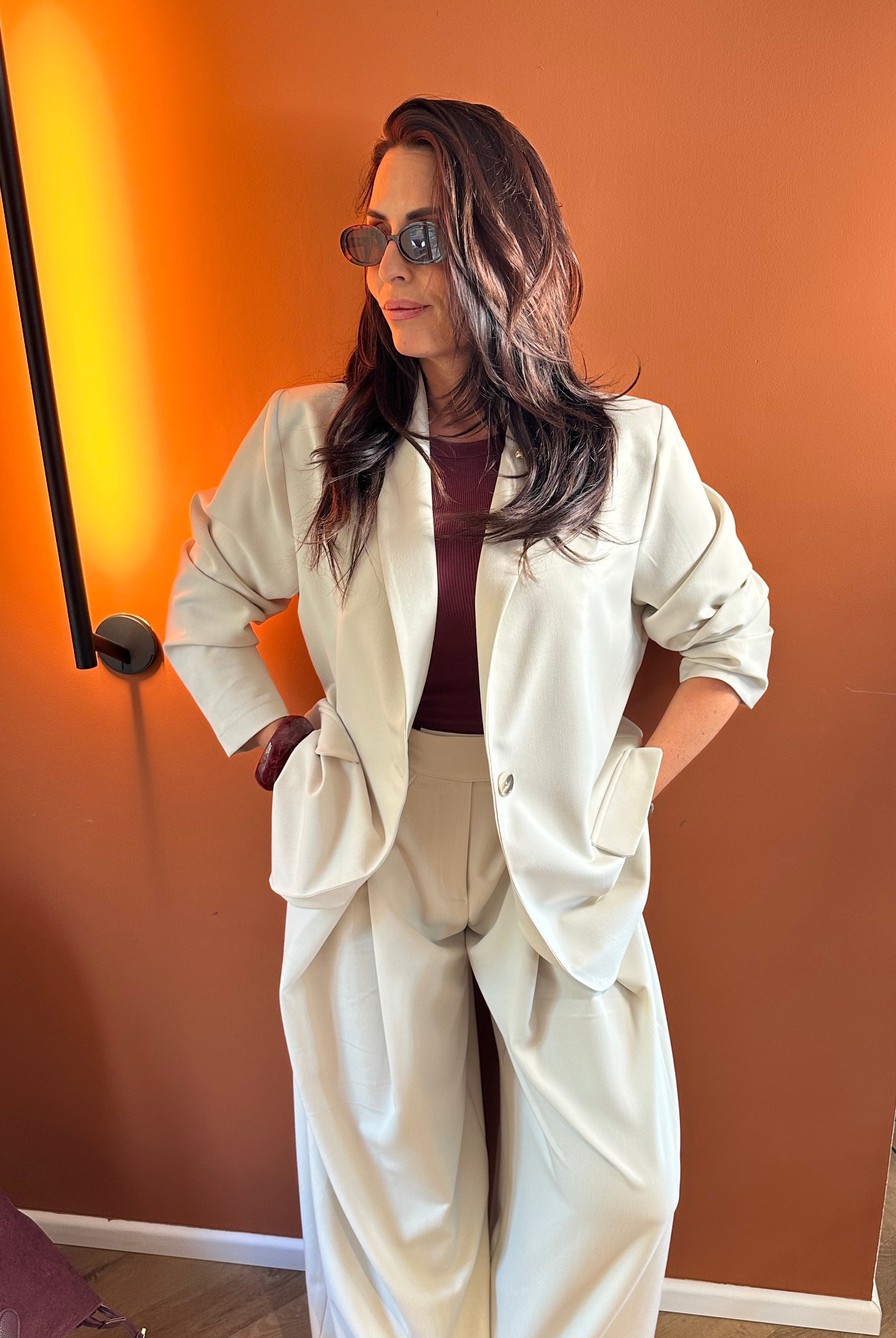 Tailleur Sonia écru