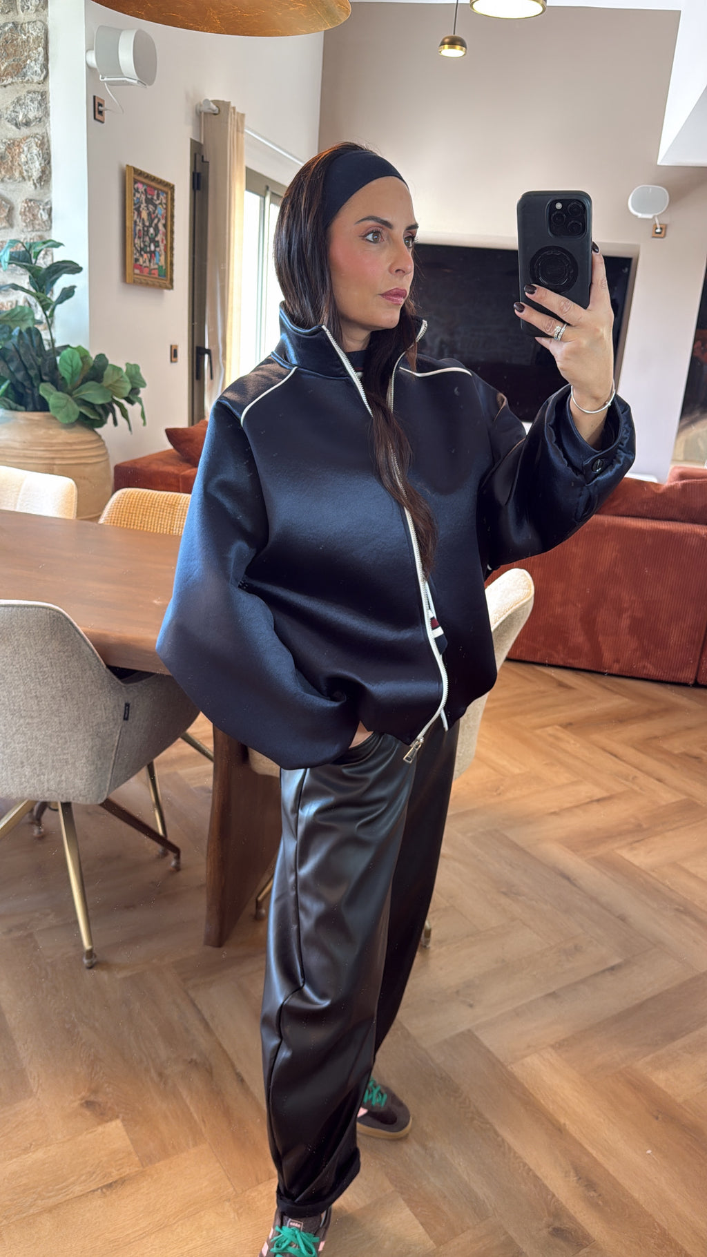 Veste oversize marine