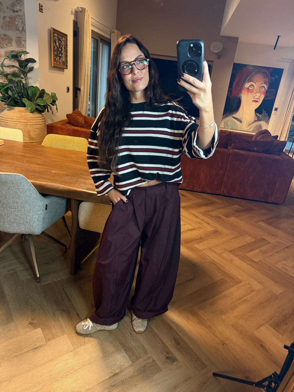Pantalon barrel