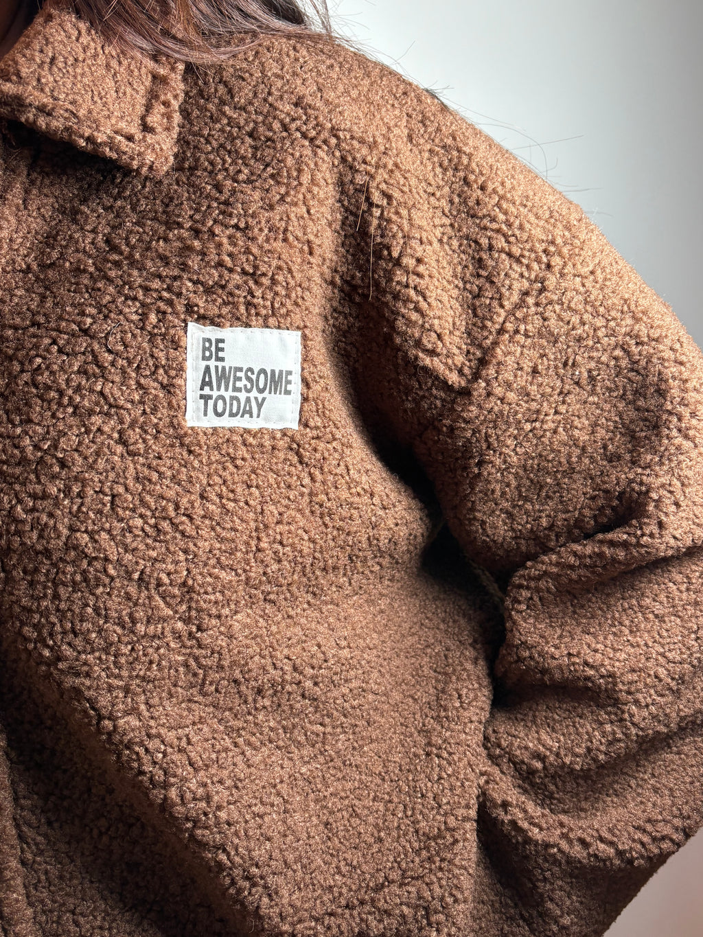 Veste Teddy chocolat