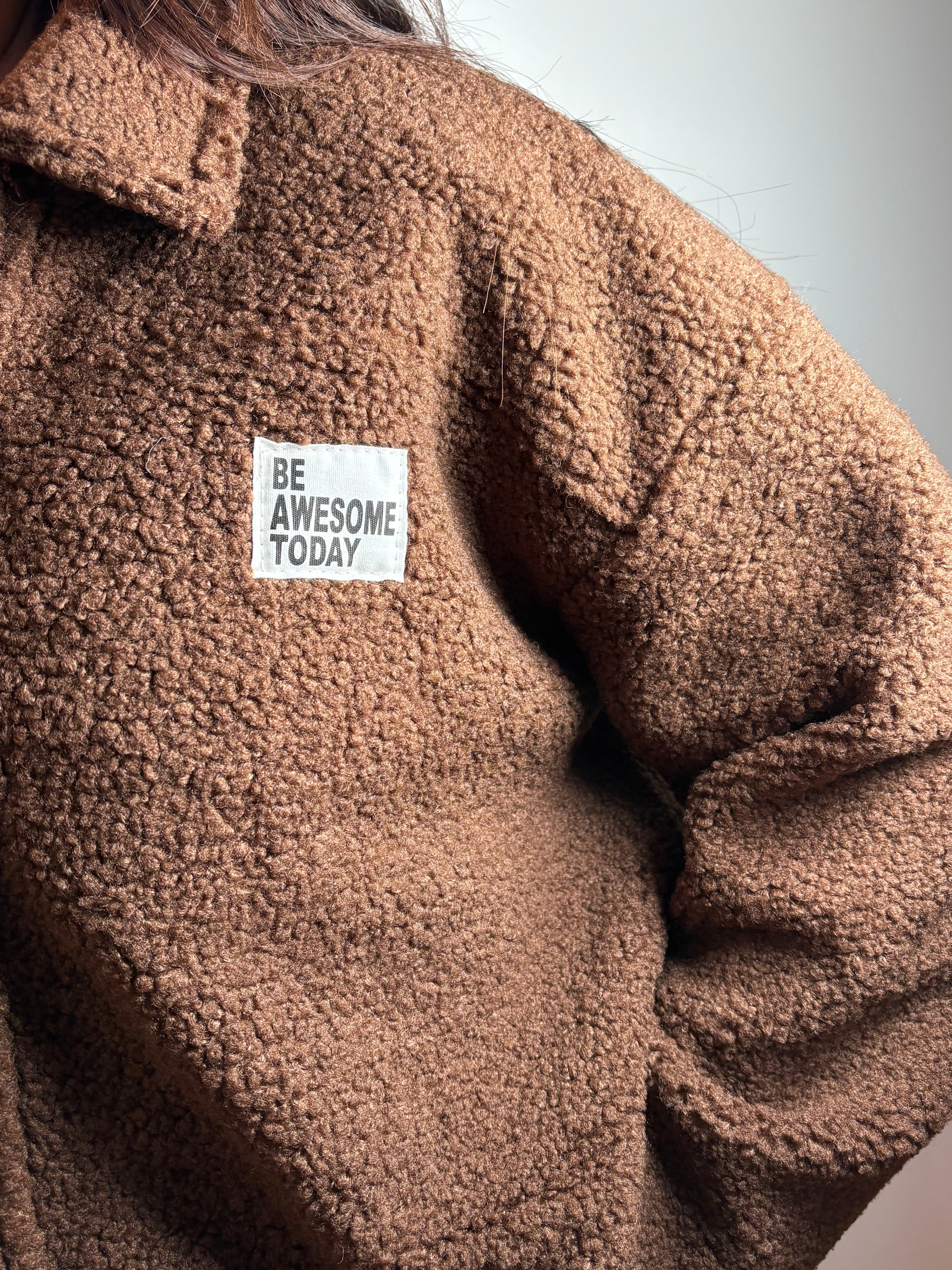 Veste Teddy chocolat