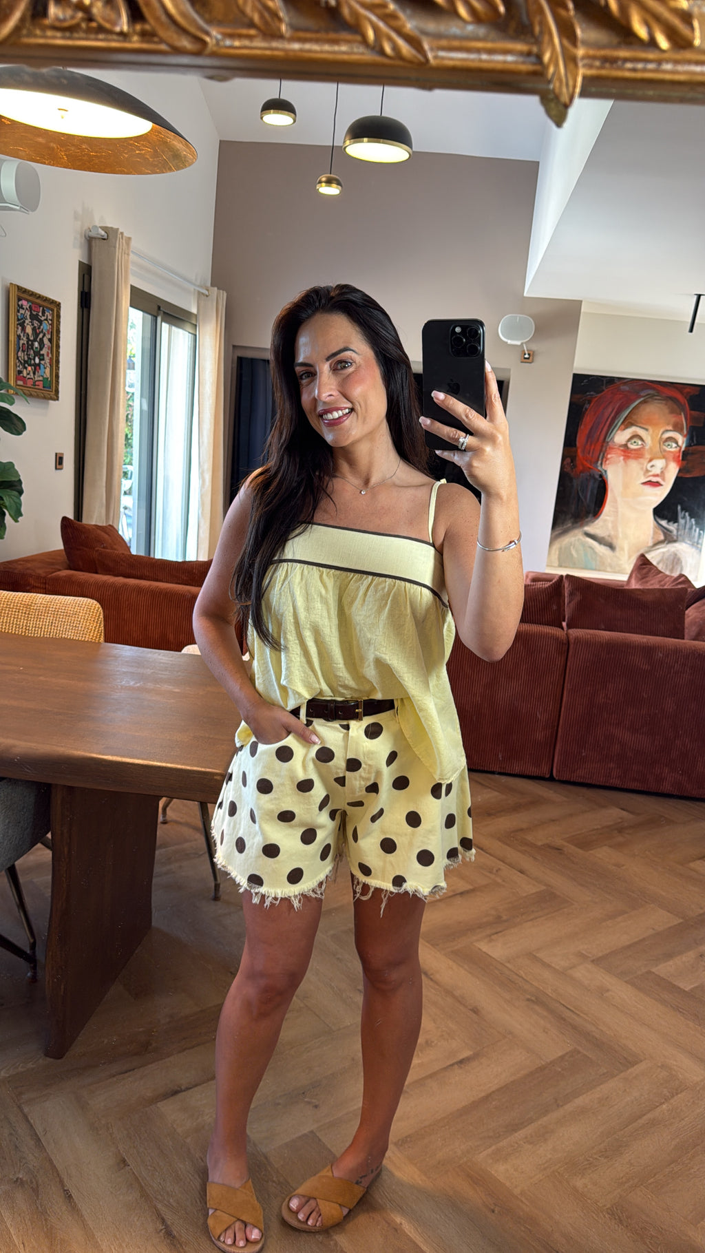 Short polka dots trapèze