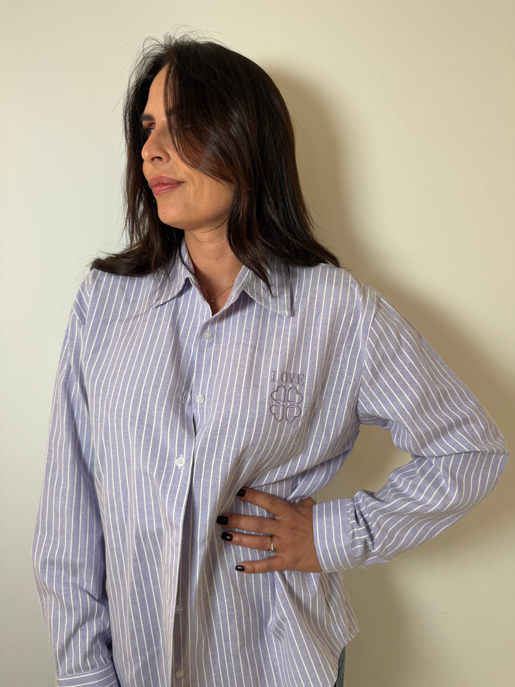 Chemise Clara lilas