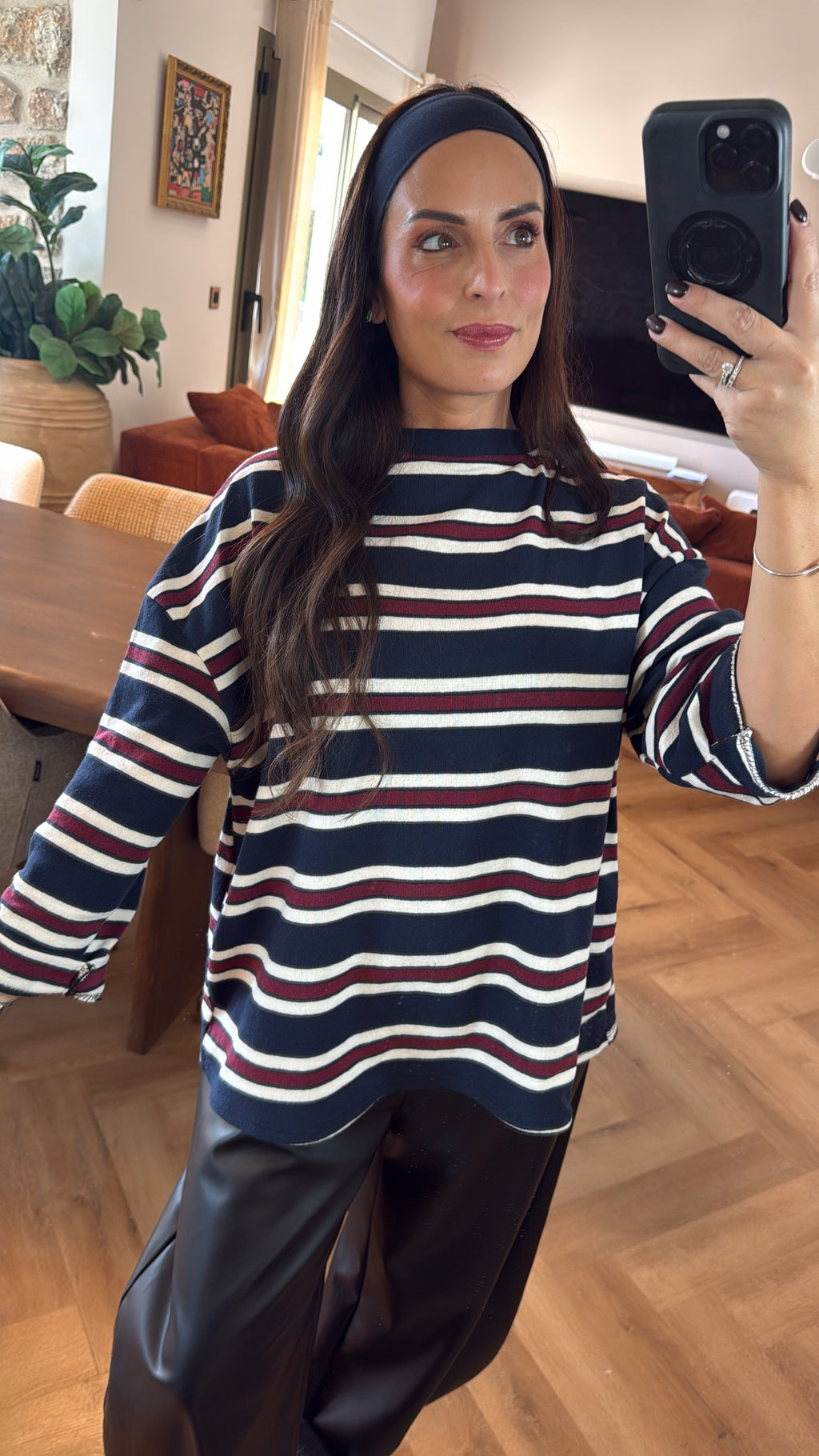 T-shirt oversize marine