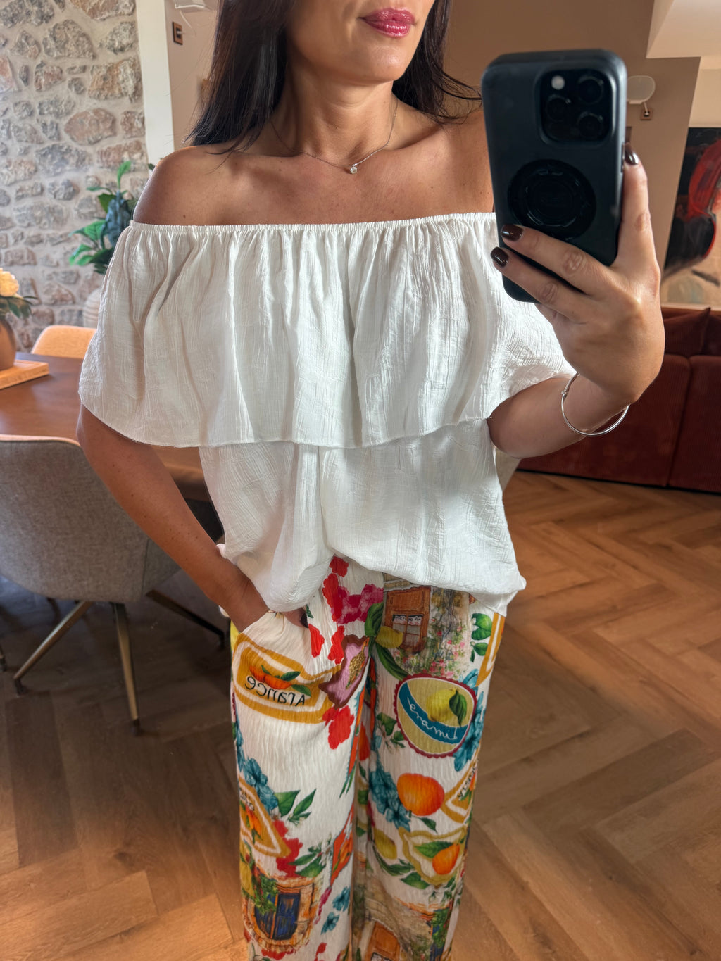 Top Louna blanc