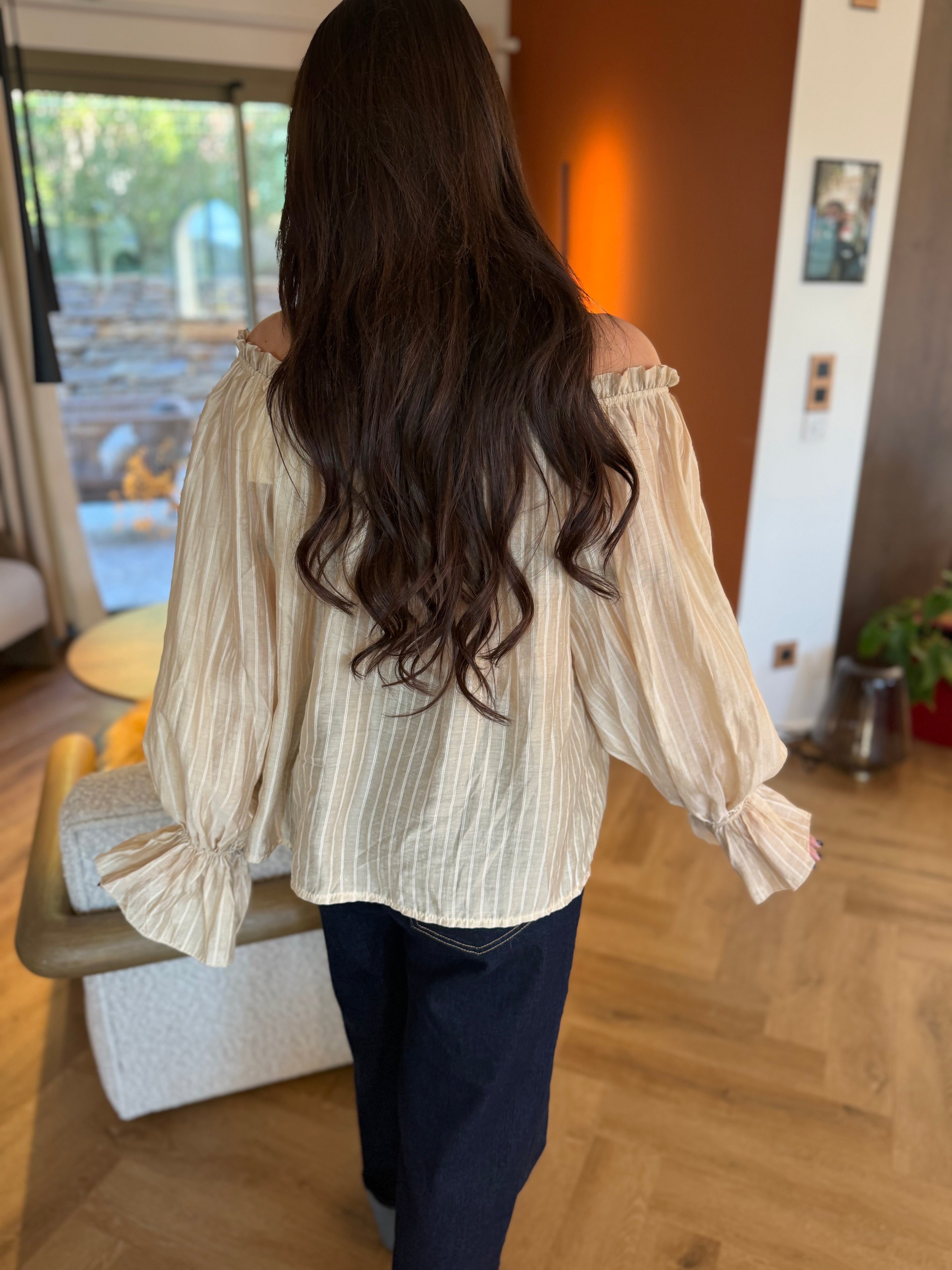 Blouse Lola fine rayures