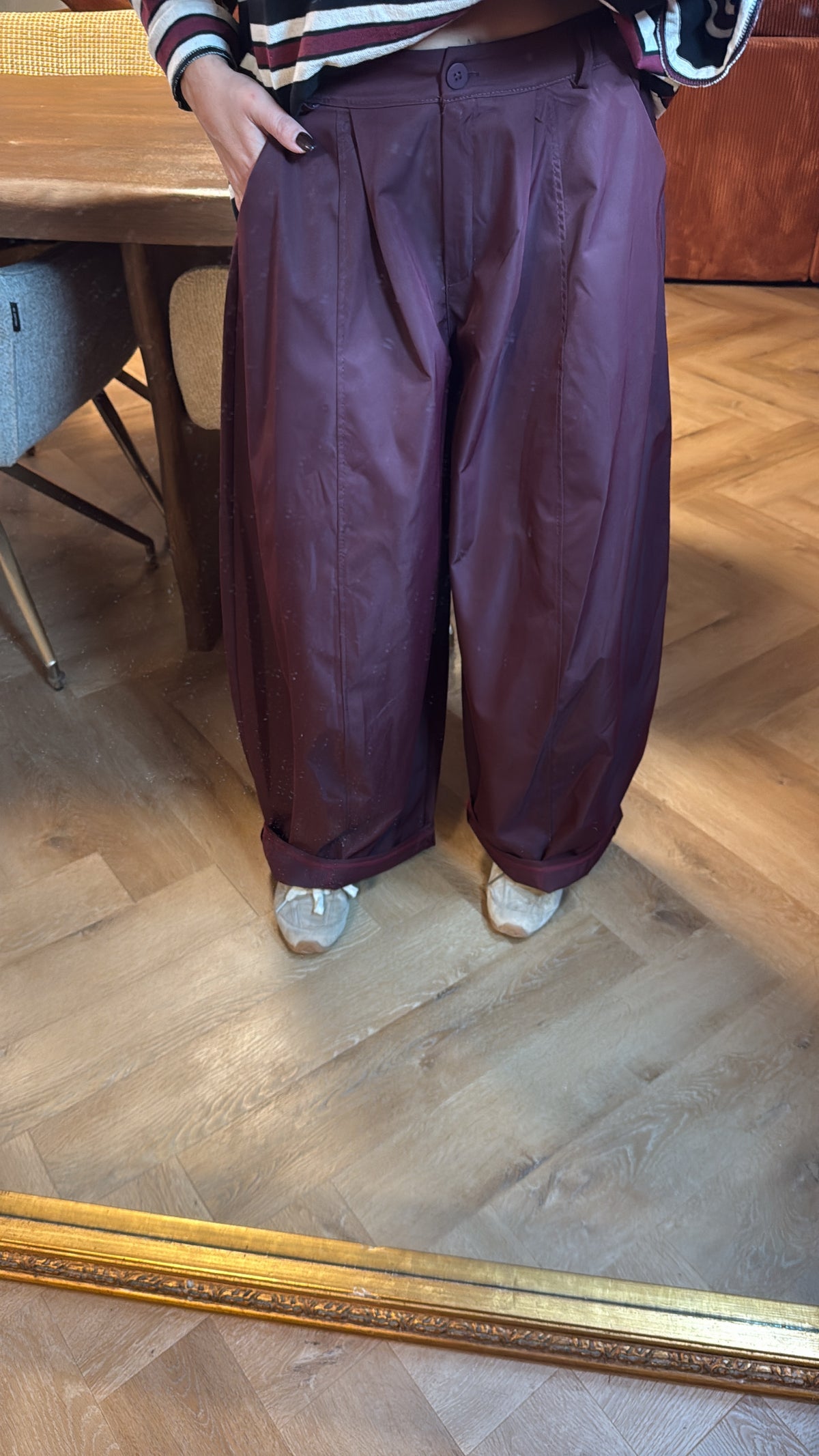 Pantalon barrel