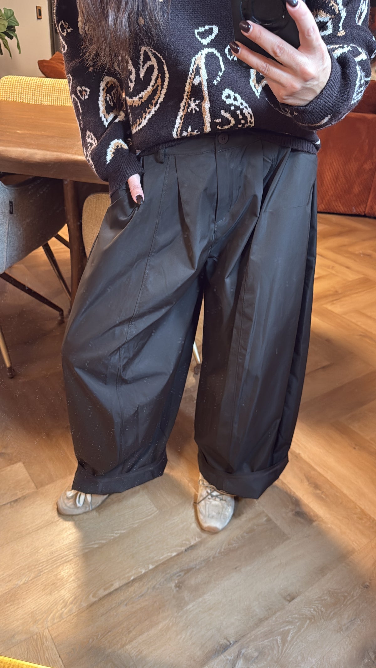 Pantalon barrel