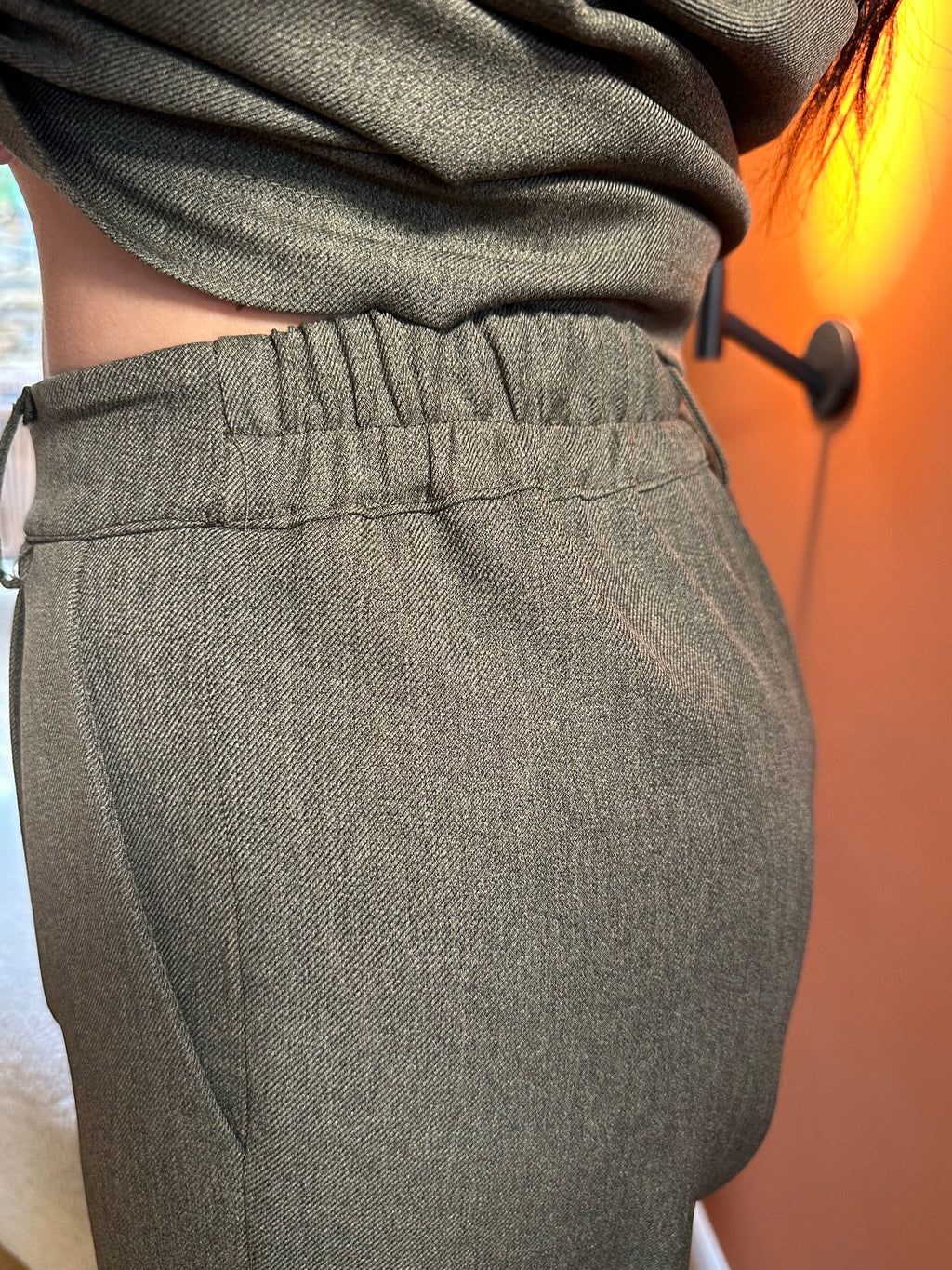 Tailleur Chloé kaki