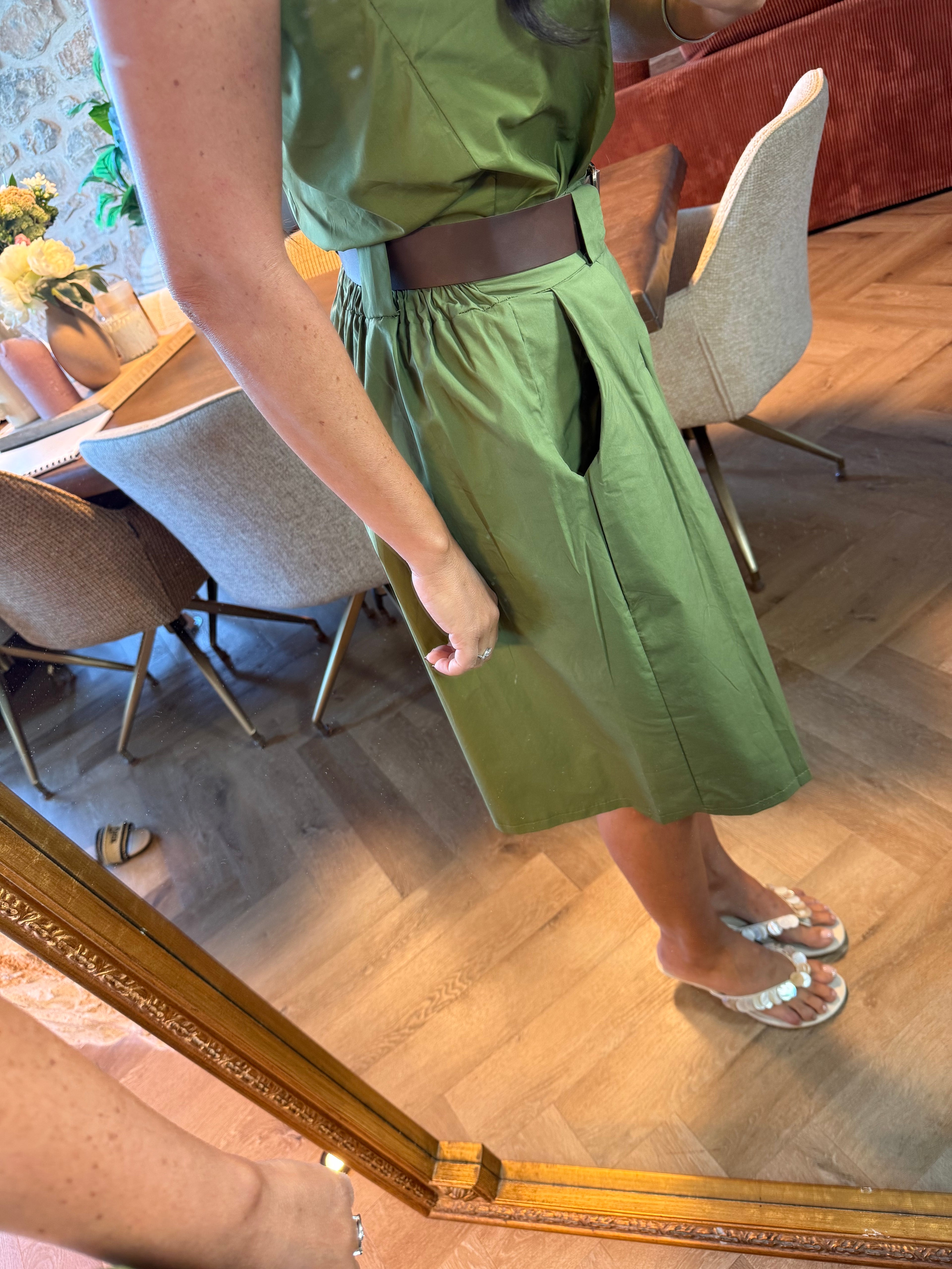 Bermuda vert olive