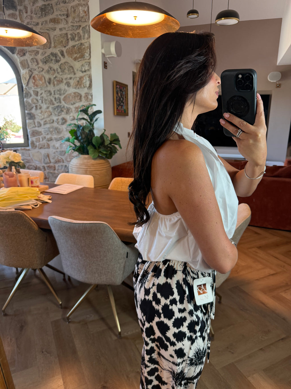 Top encolure américaine