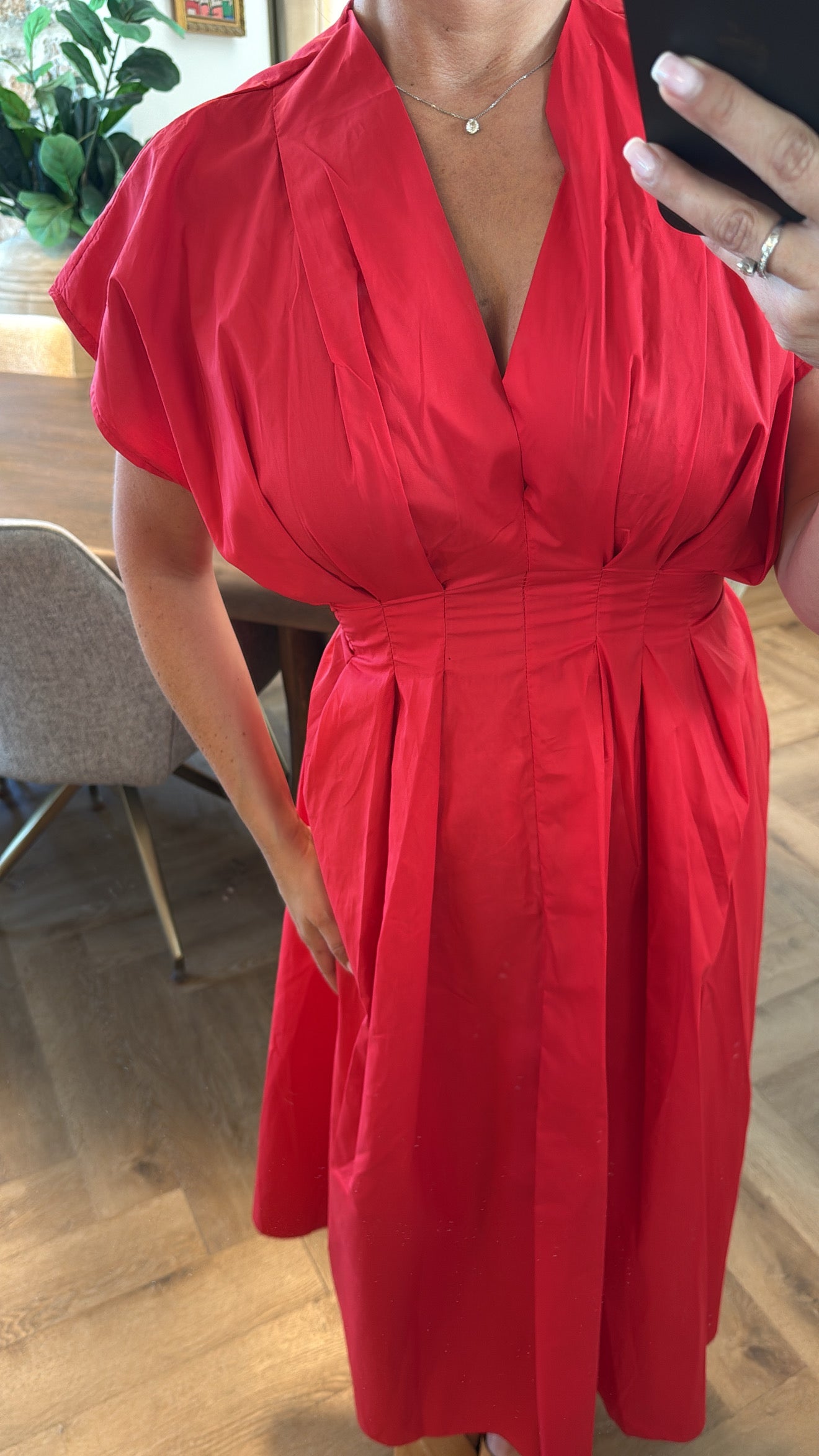 Robe longue red
