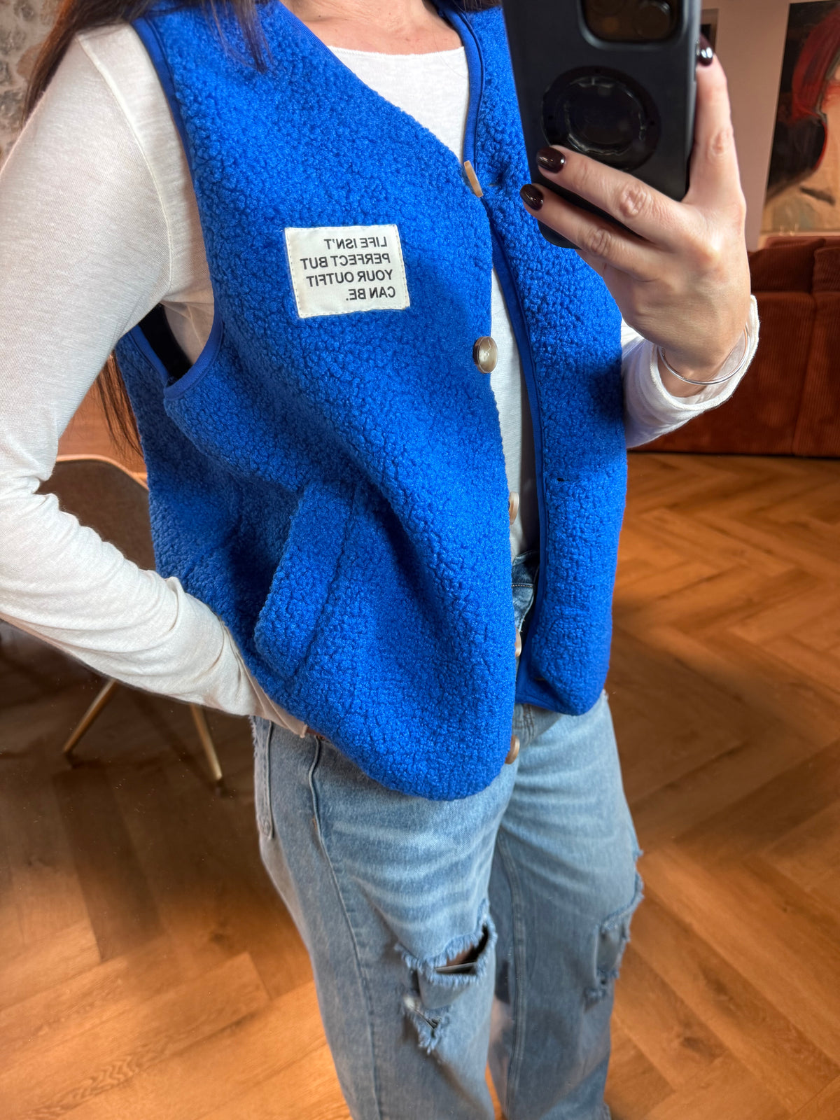 Gilet Agathe blue