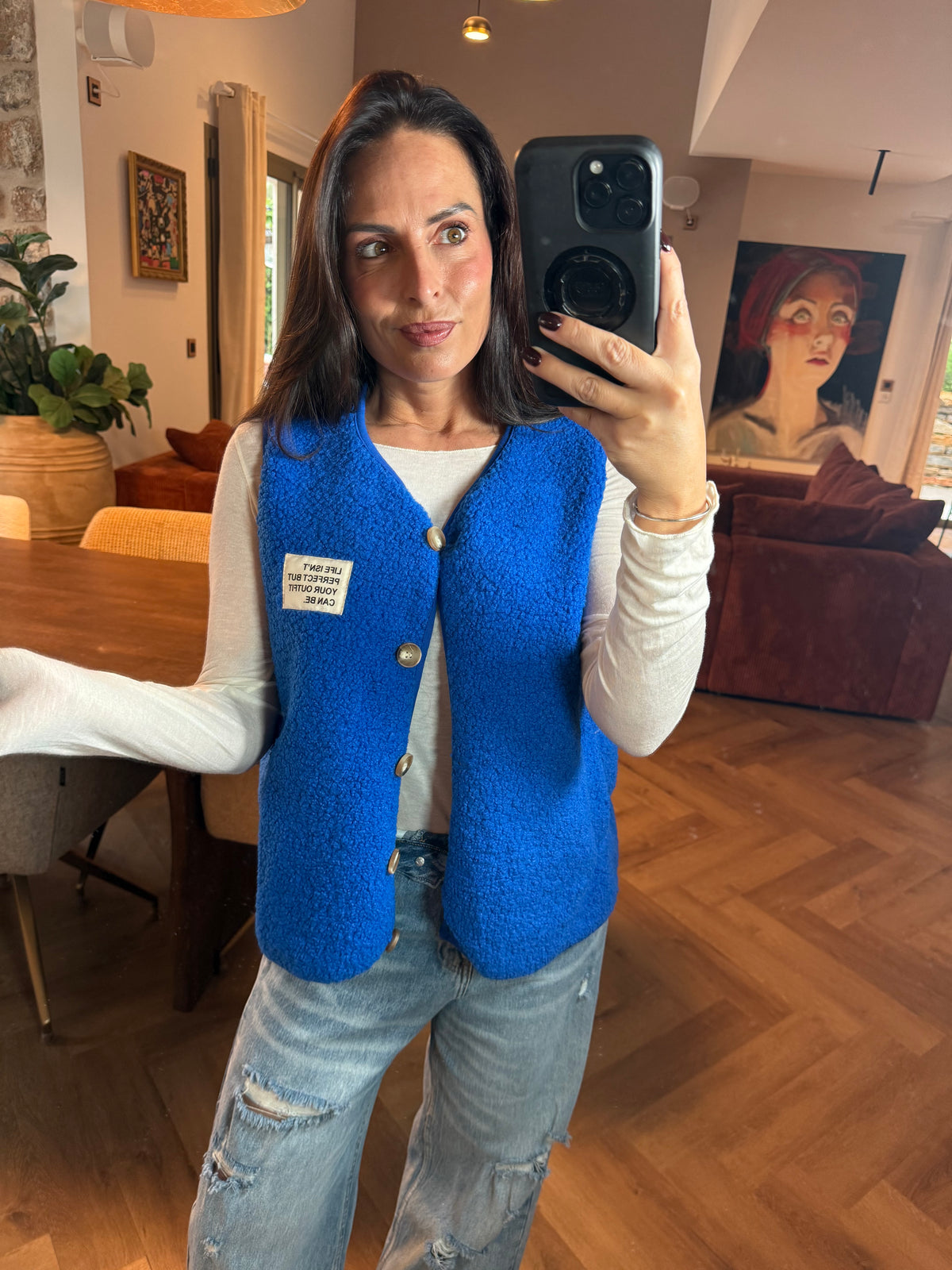 Gilet Agathe blue
