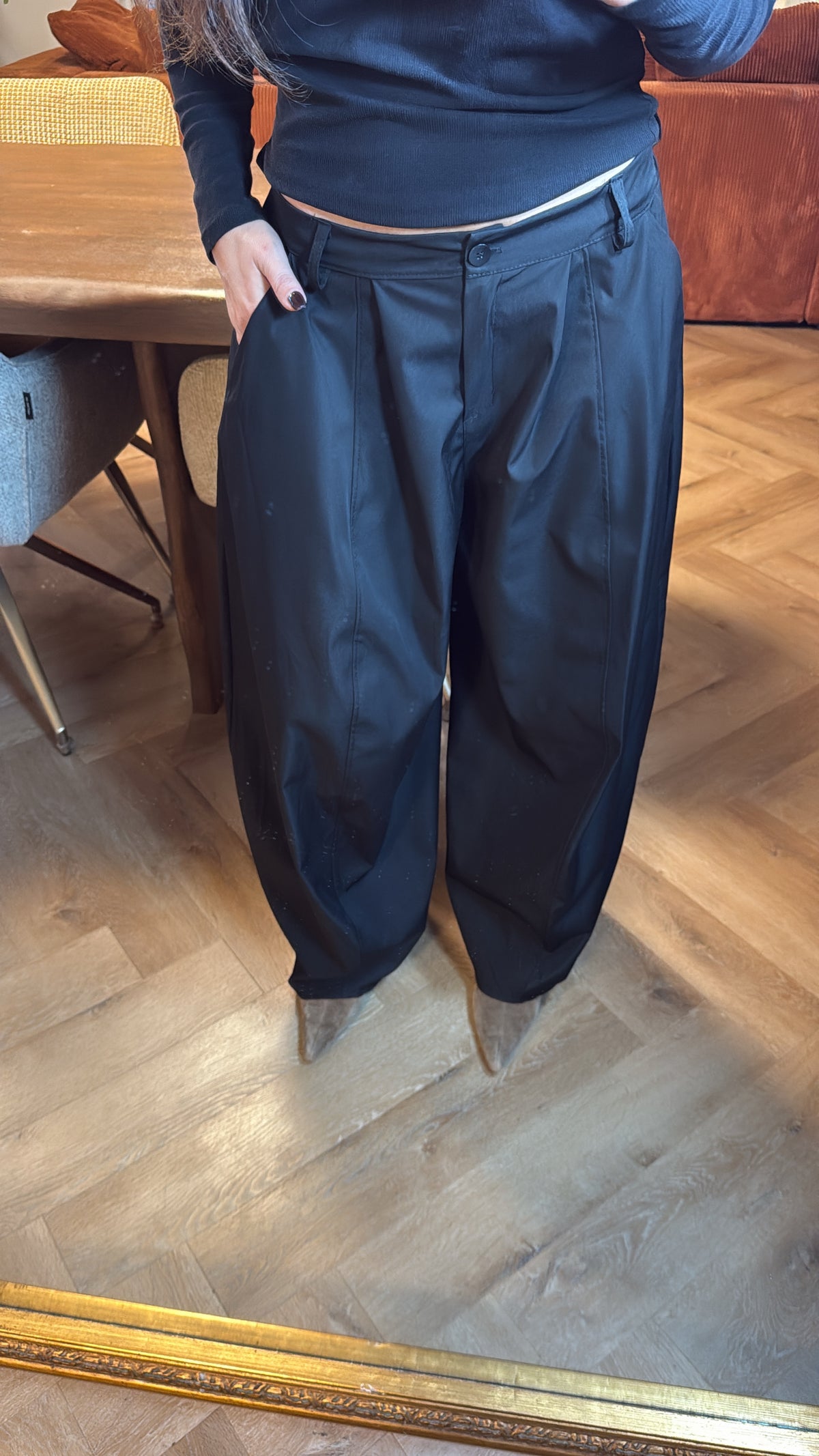 Pantalon barrel