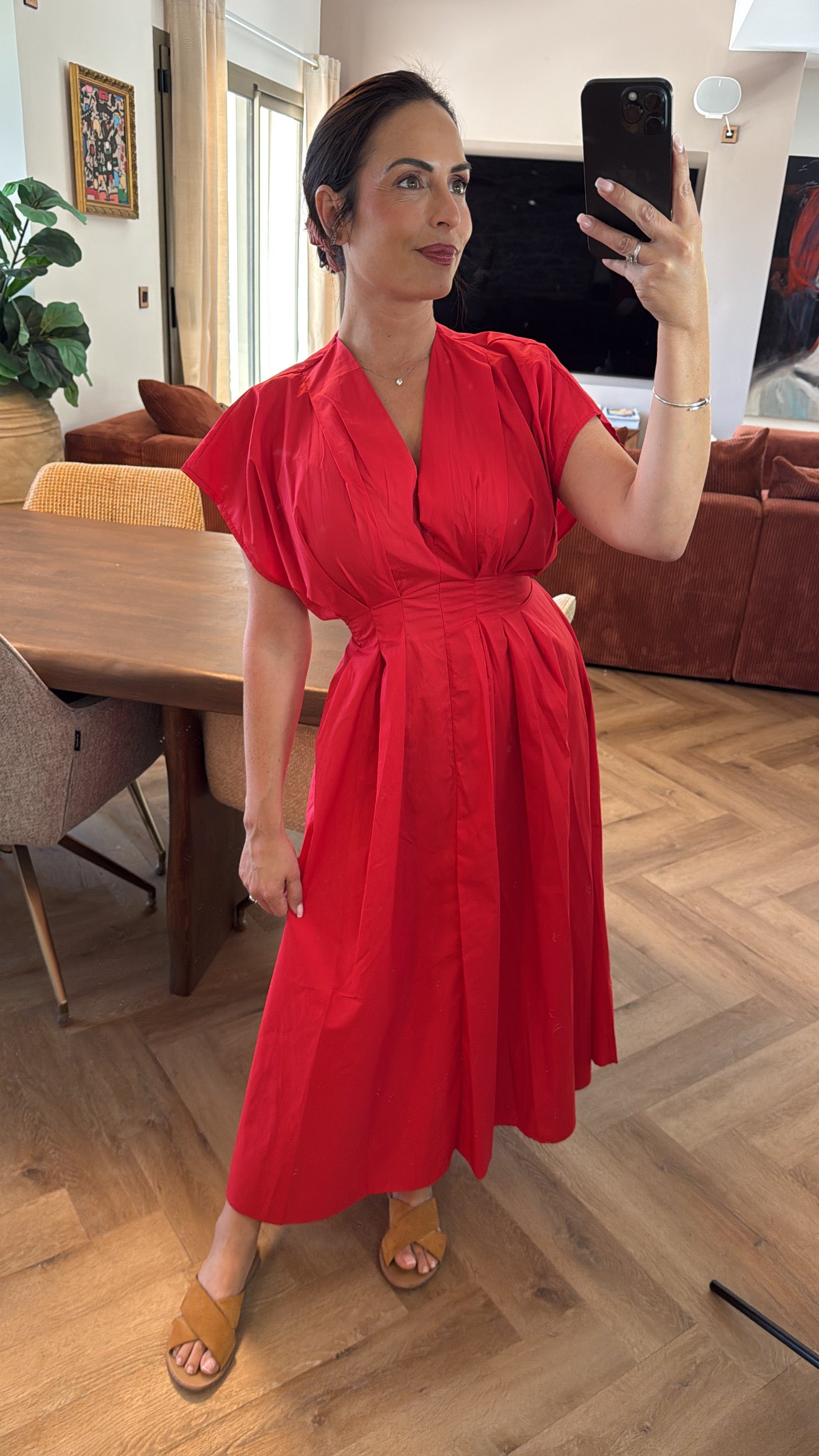 Robe longue red