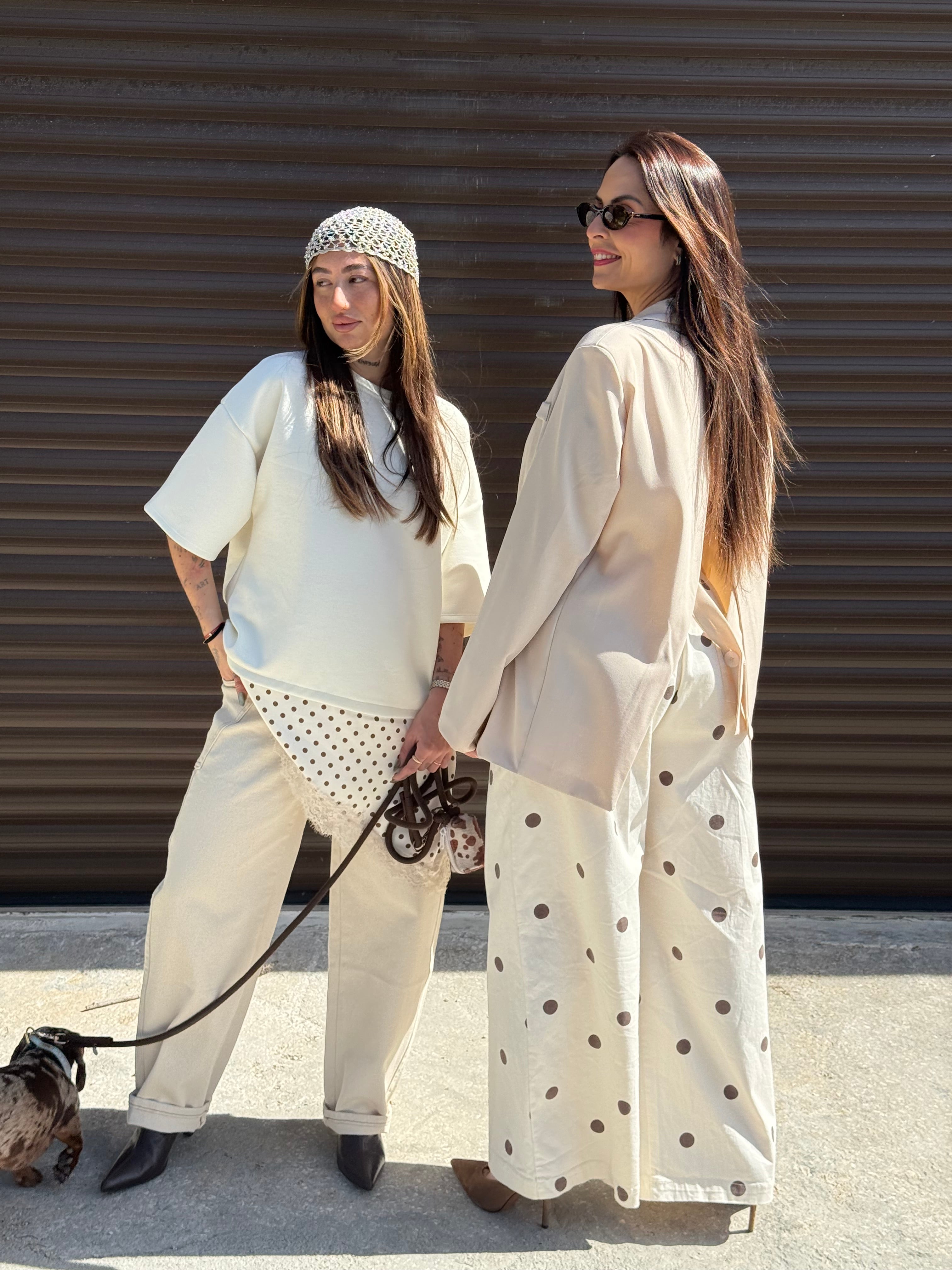 Pantalon polka dots