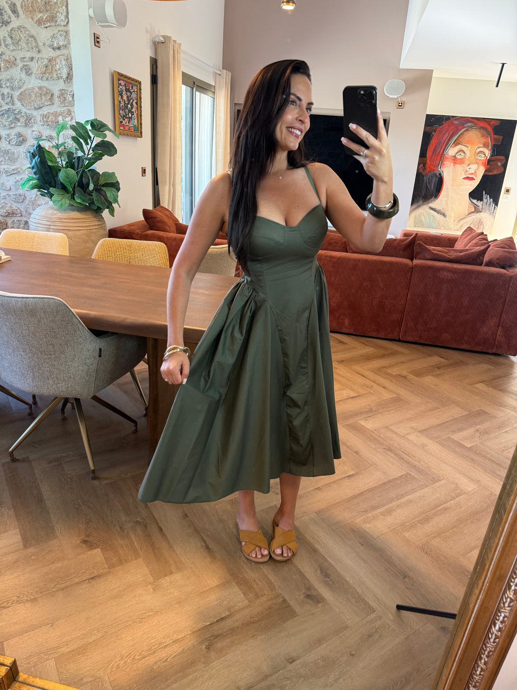Robe kaki