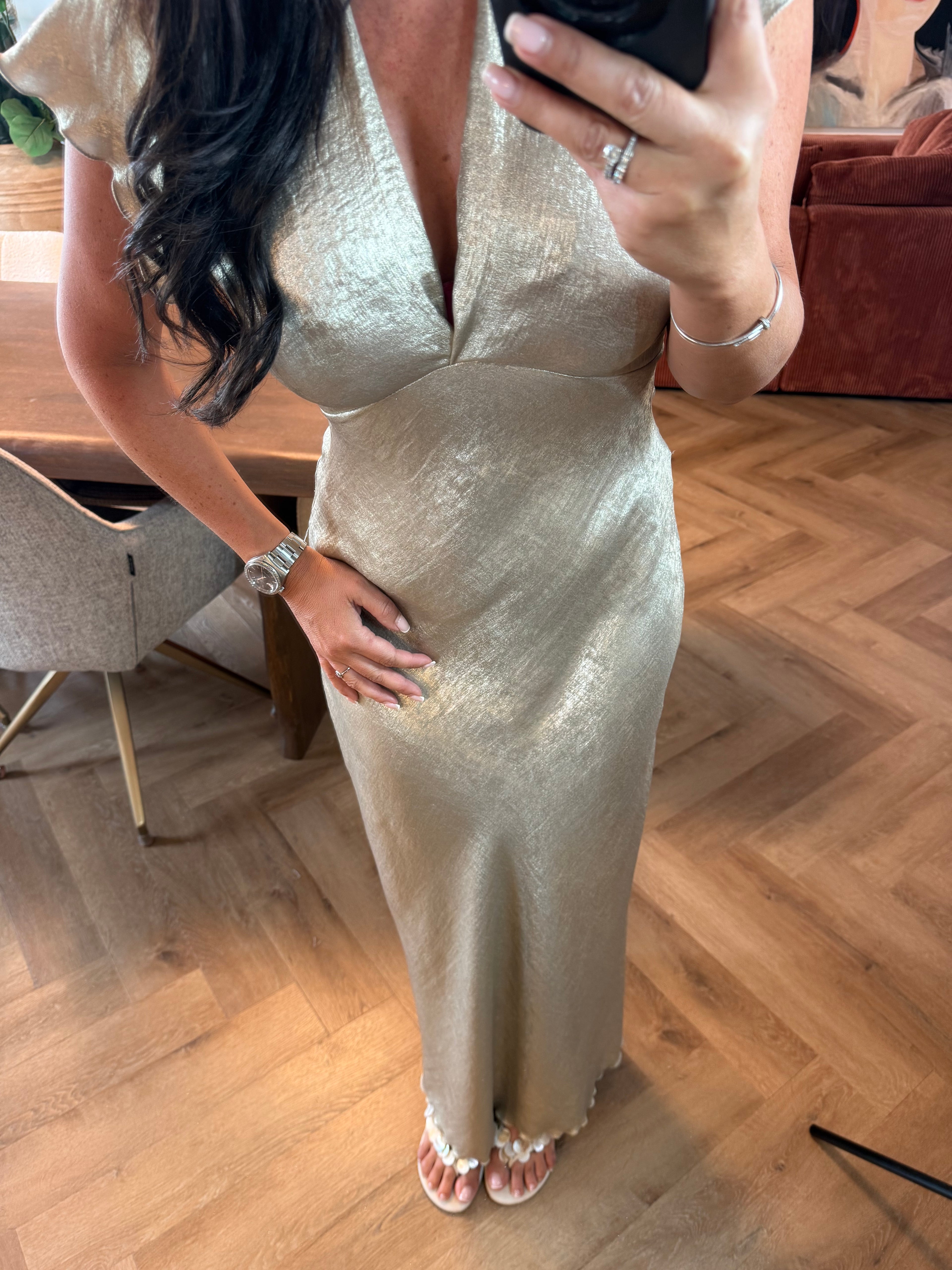 Robe Holly doré
