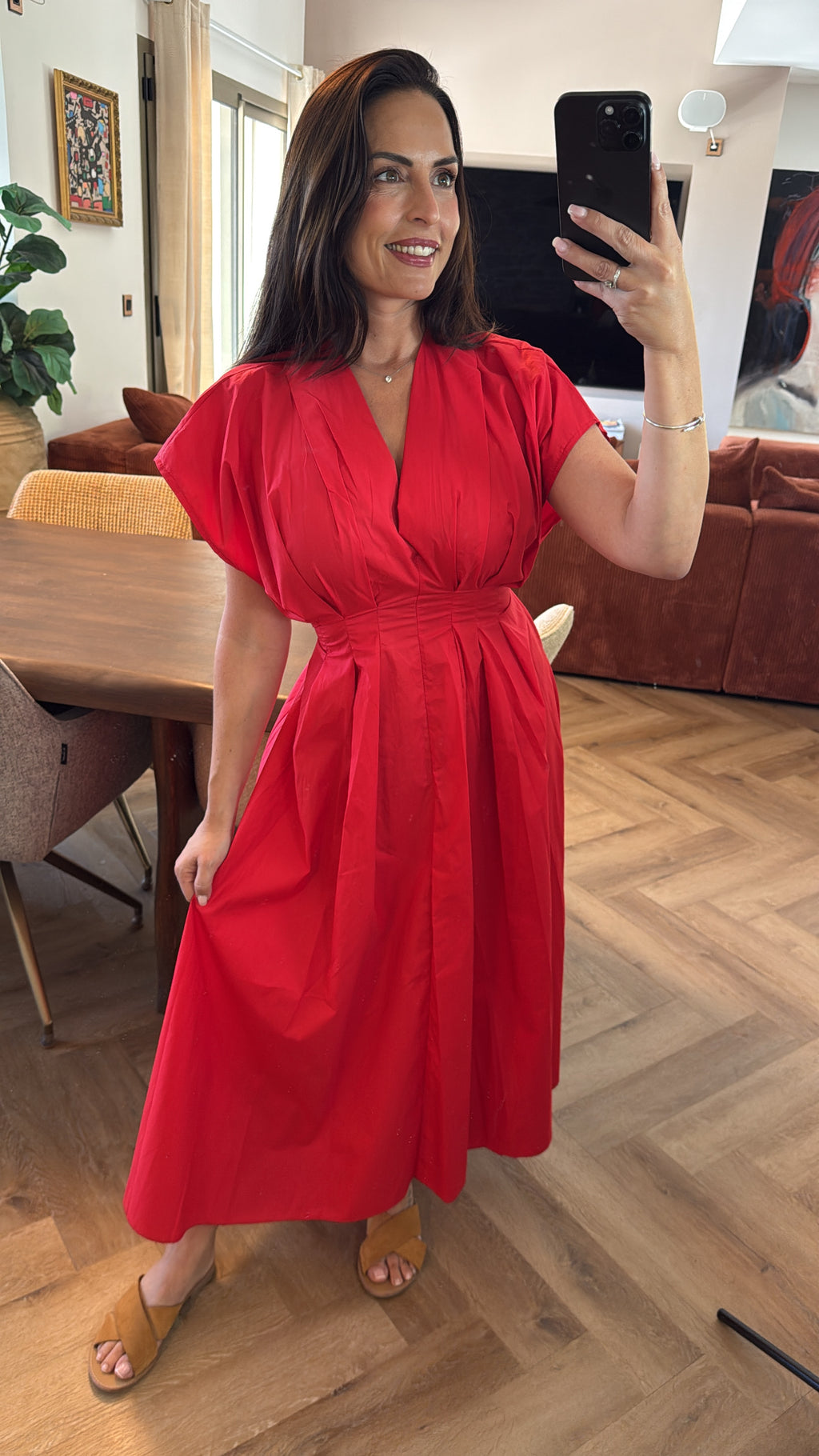 Robe longue red