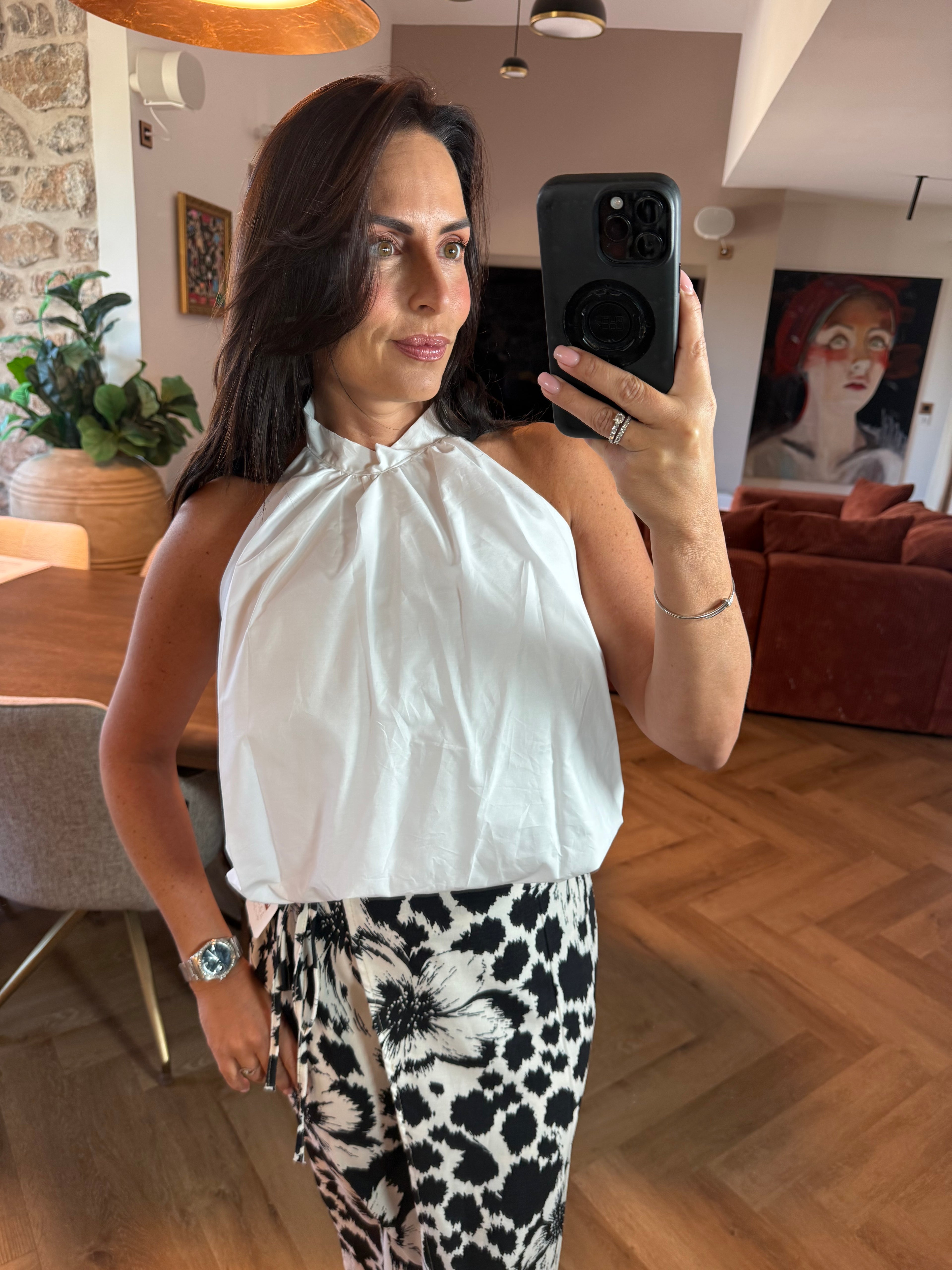 Top encolure américaine