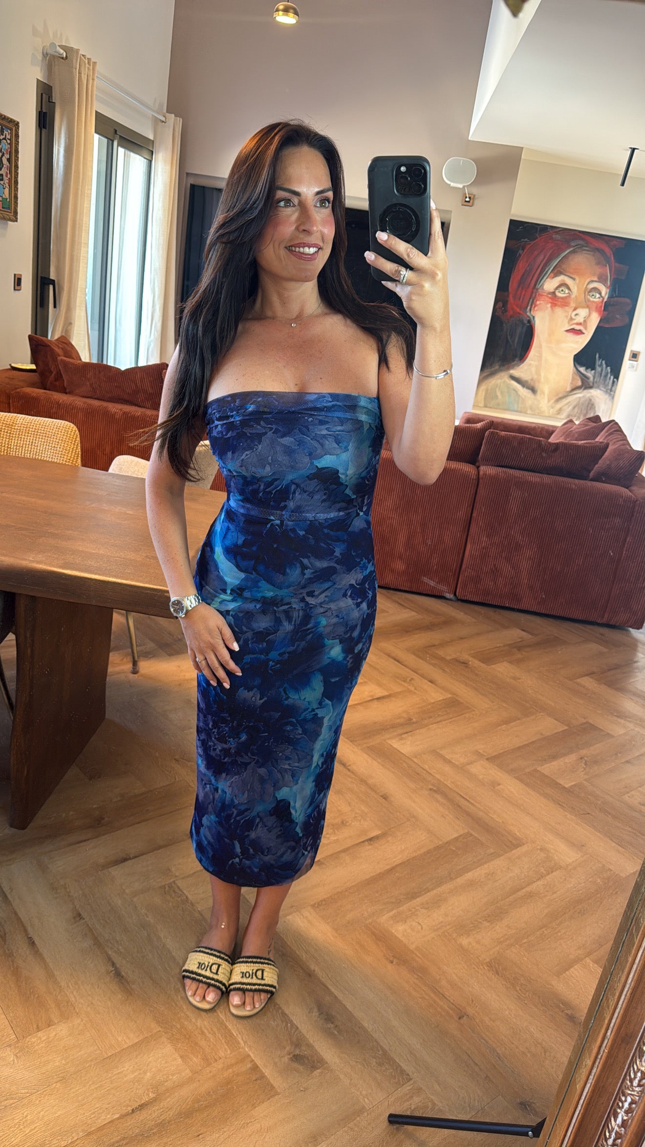 Robe bustier Blue