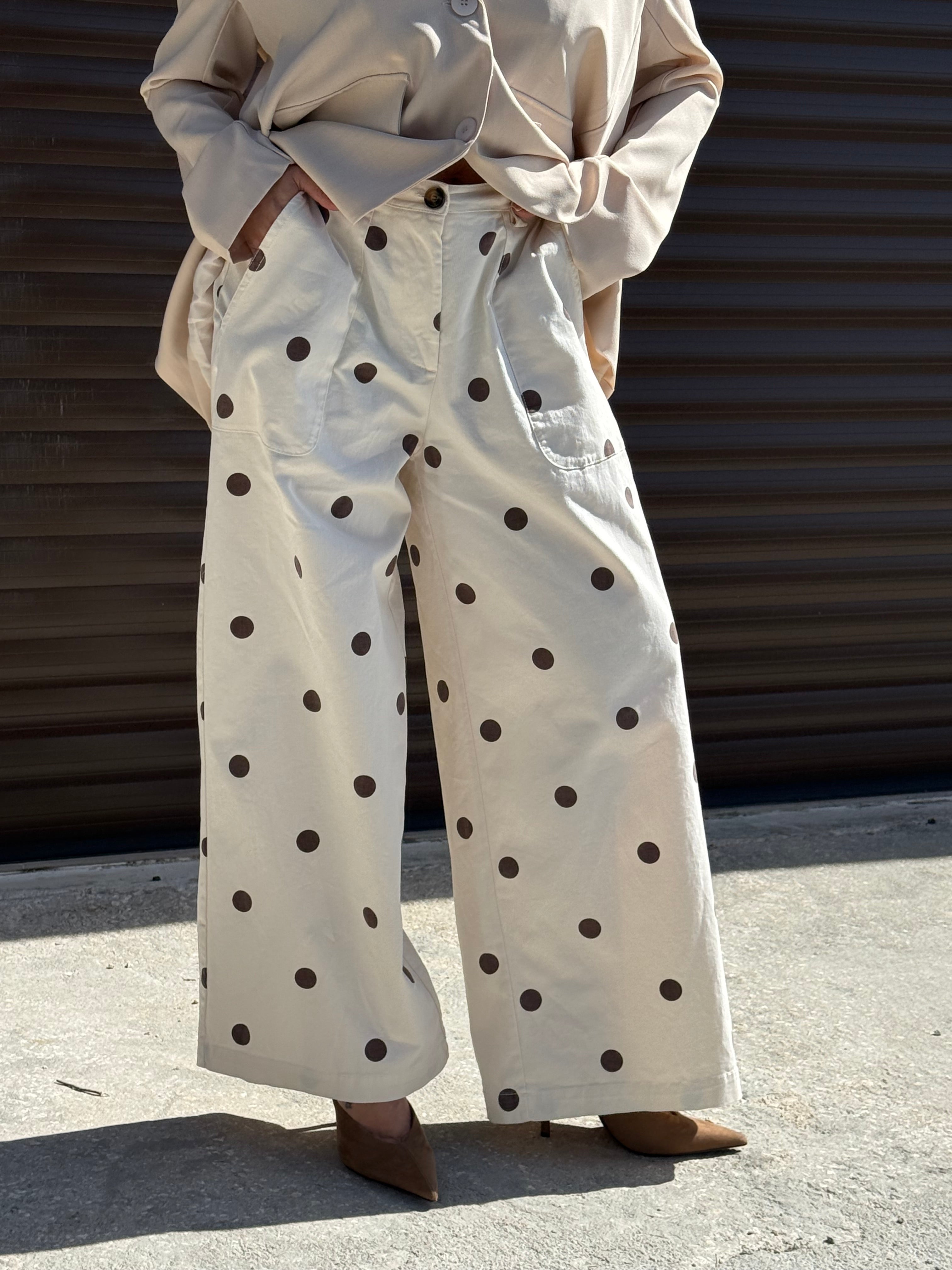 Pantalon polka dots