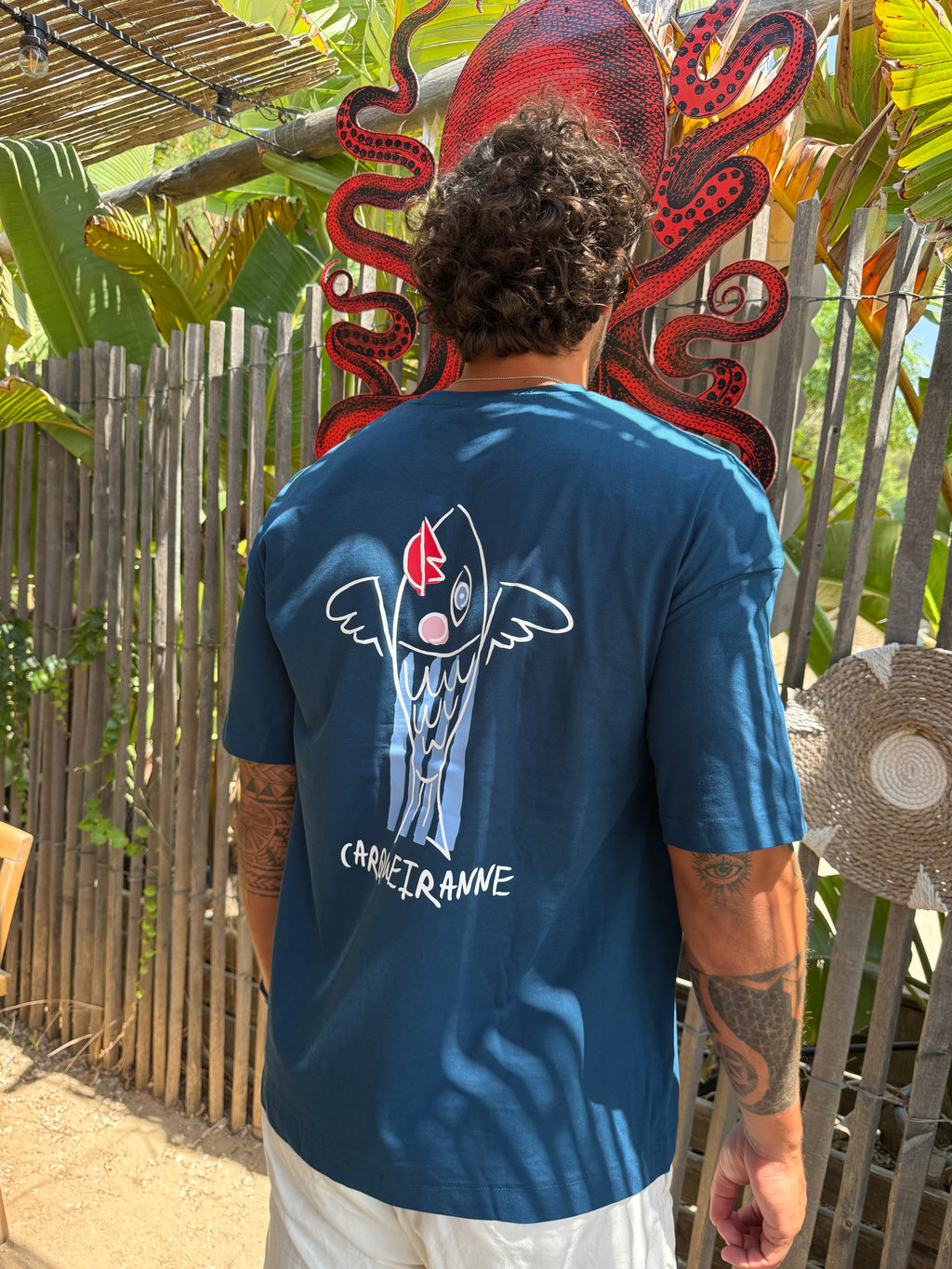 T-shirt blue L’aventure