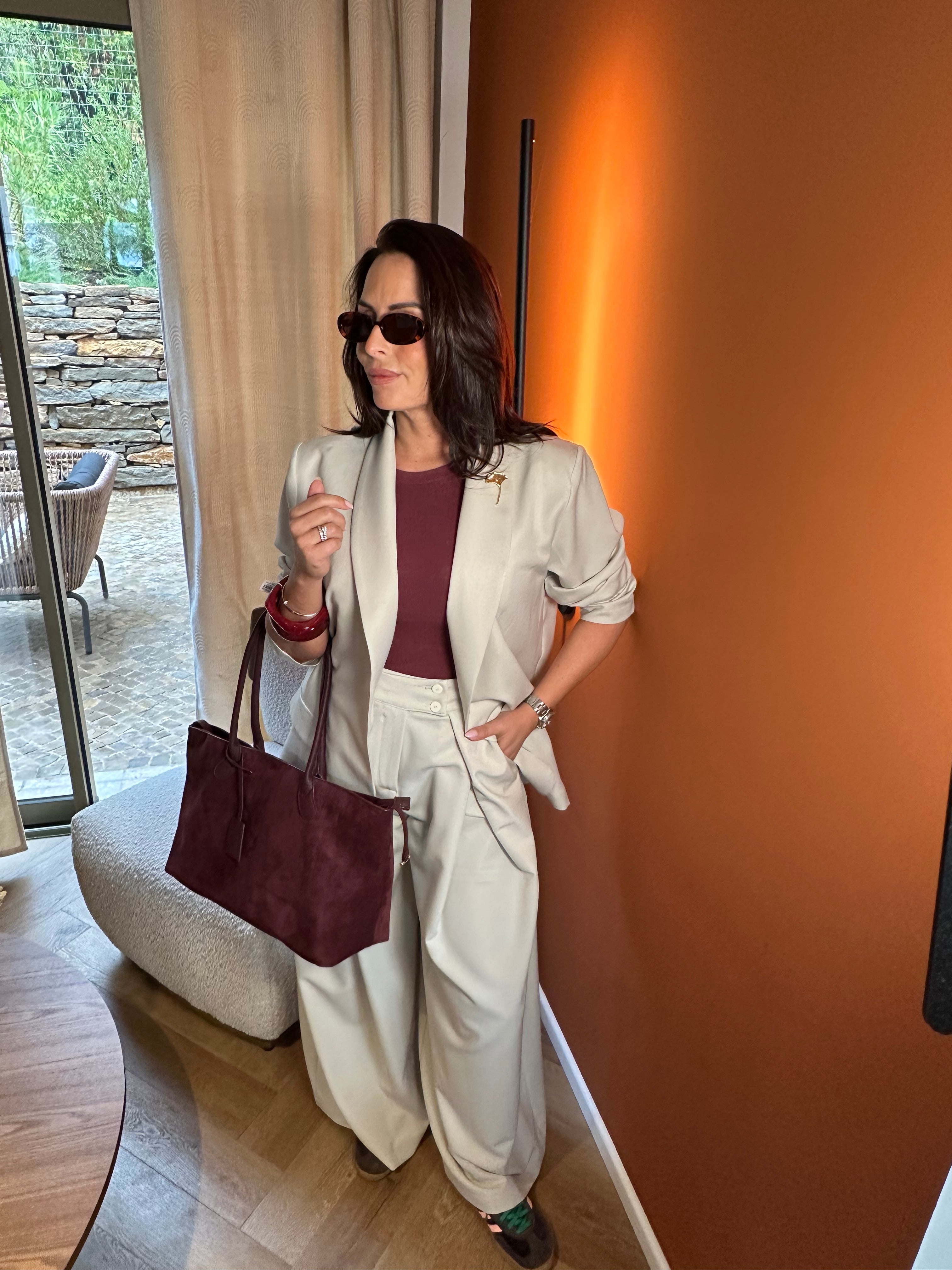 Tailleur Sonia écru