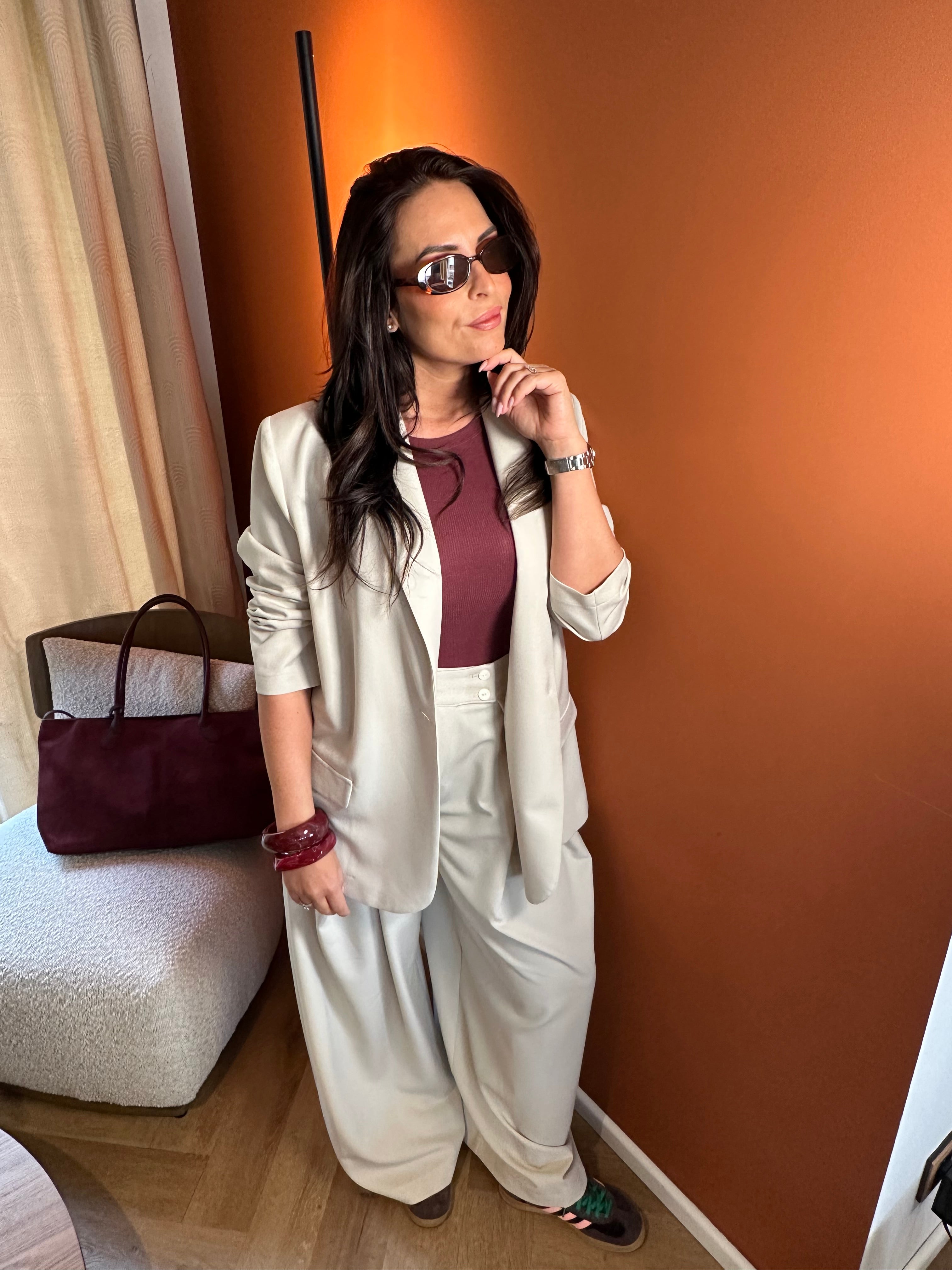 Tailleur Sonia écru