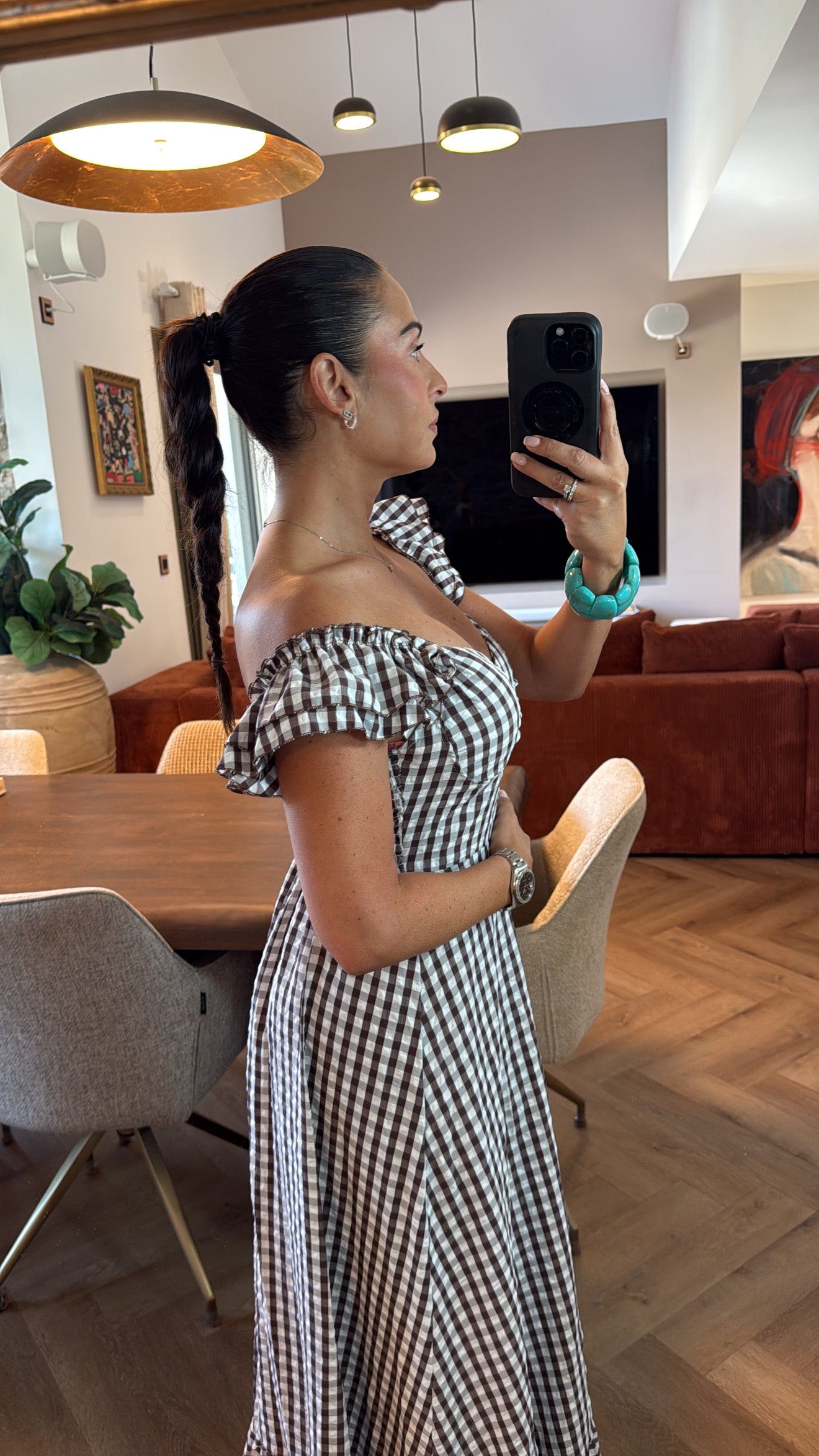 Robe vichy