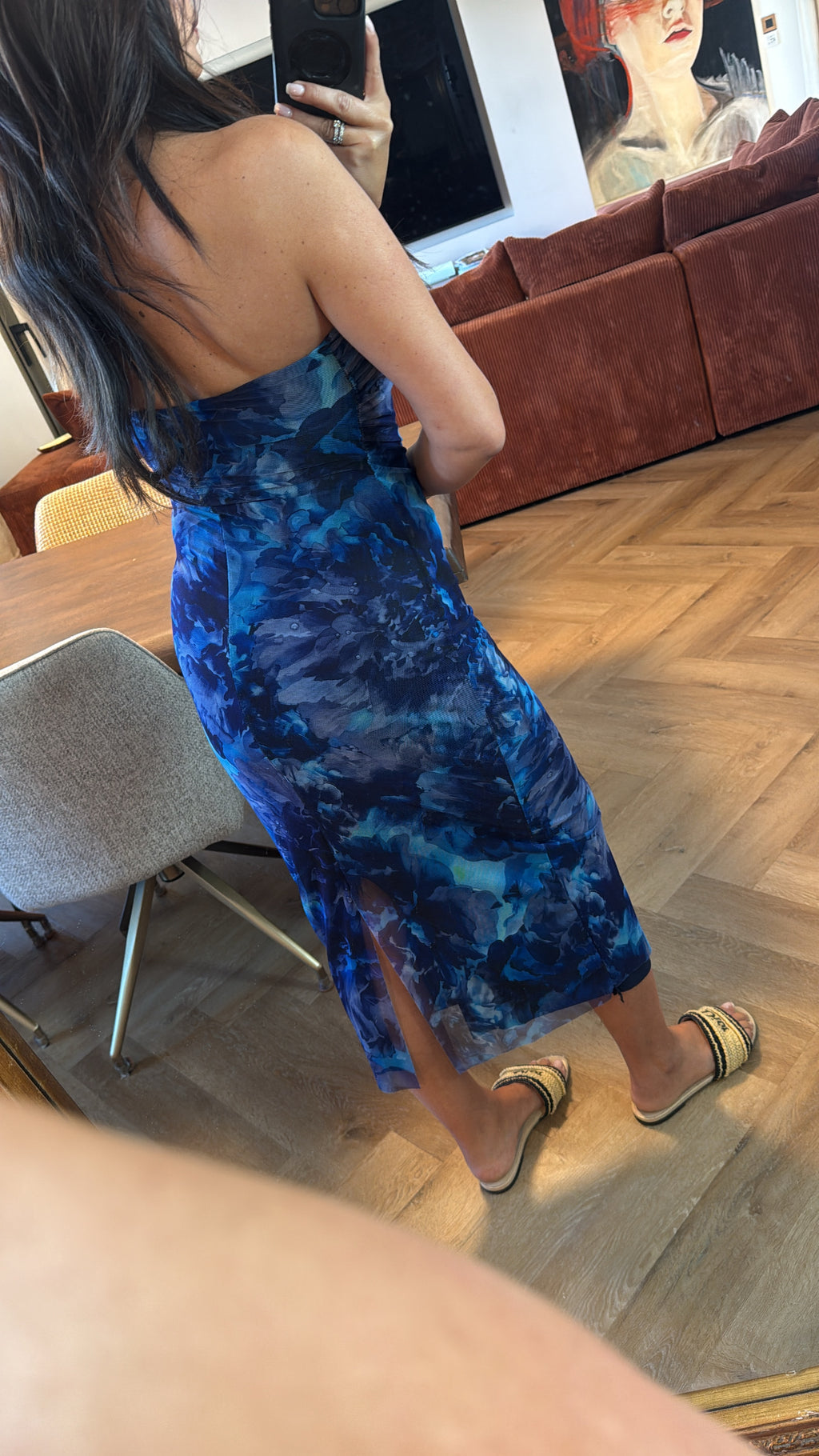 Robe bustier Blue