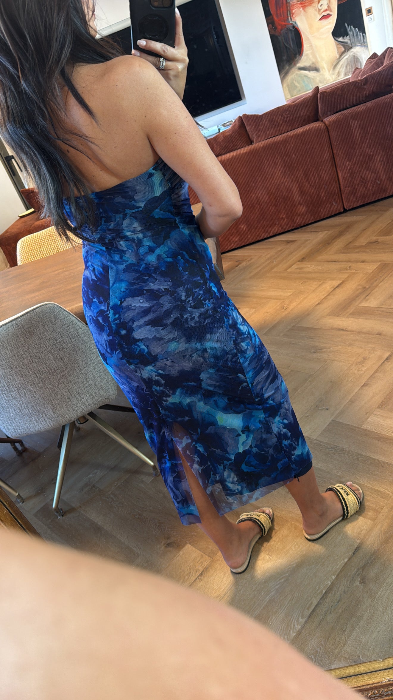 Robe bustier Blue