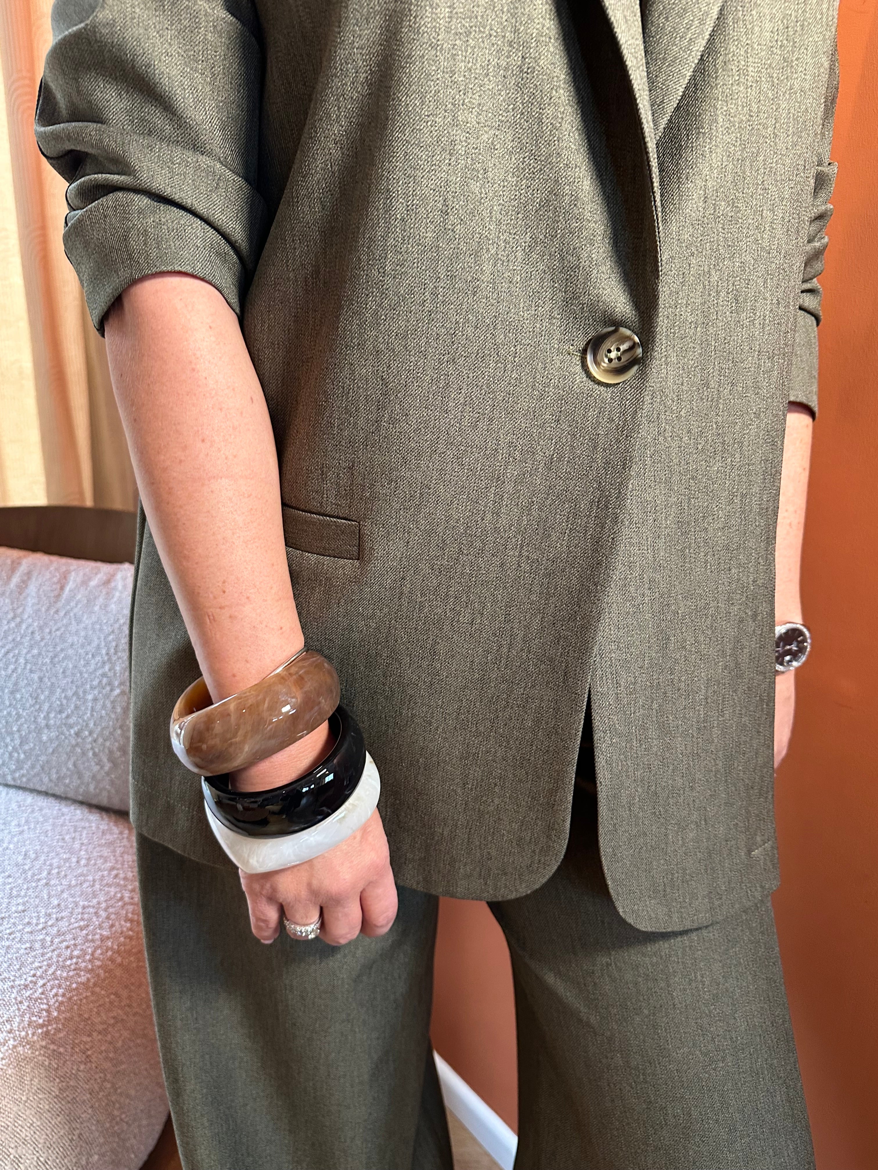 Tailleur Chloé kaki