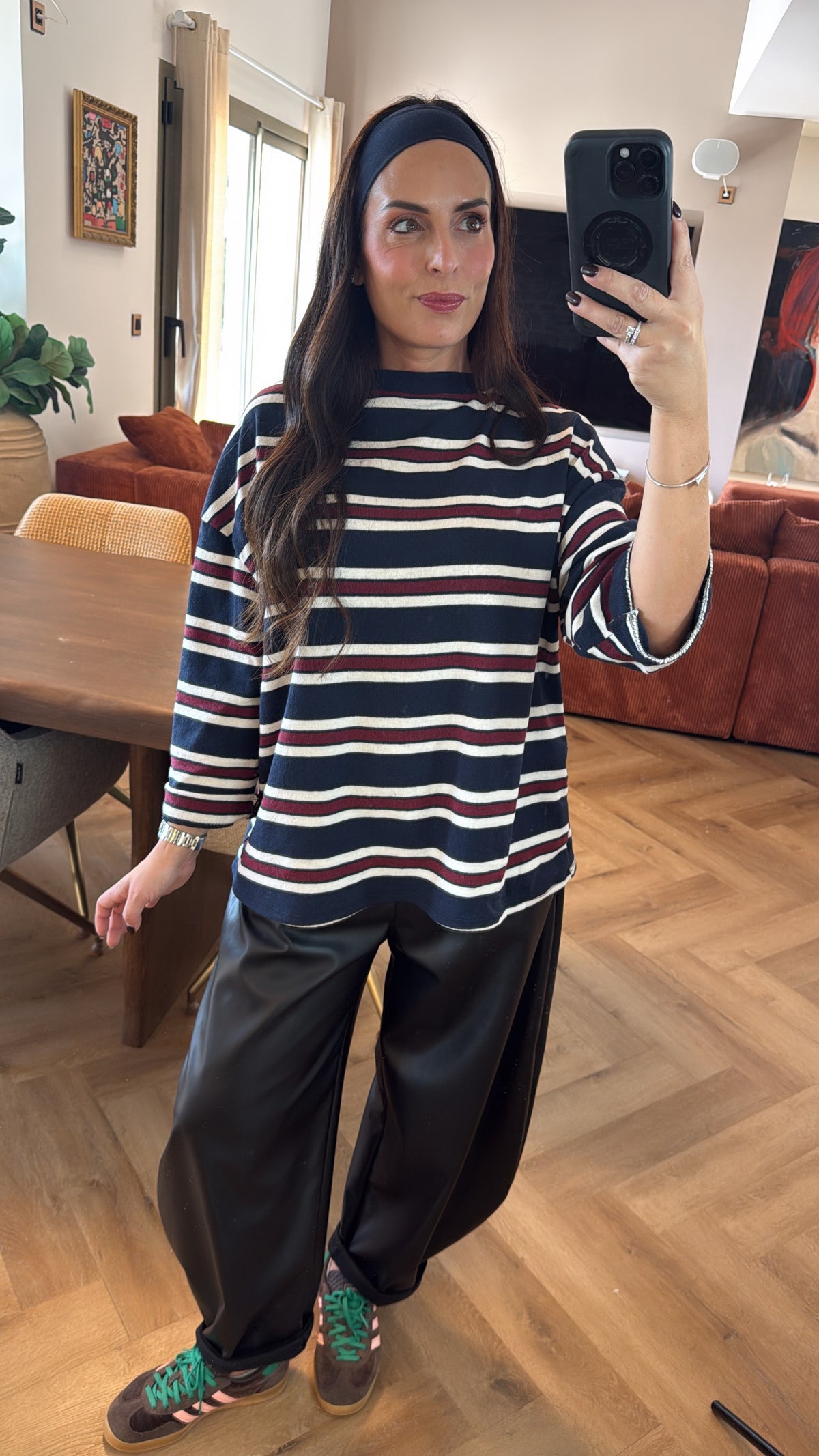 T-shirt oversize marine