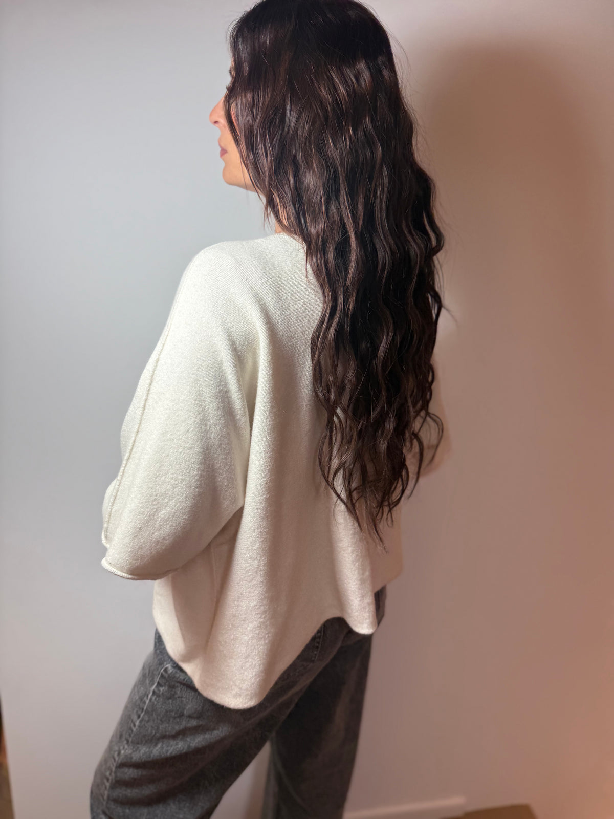 Pull loose crème