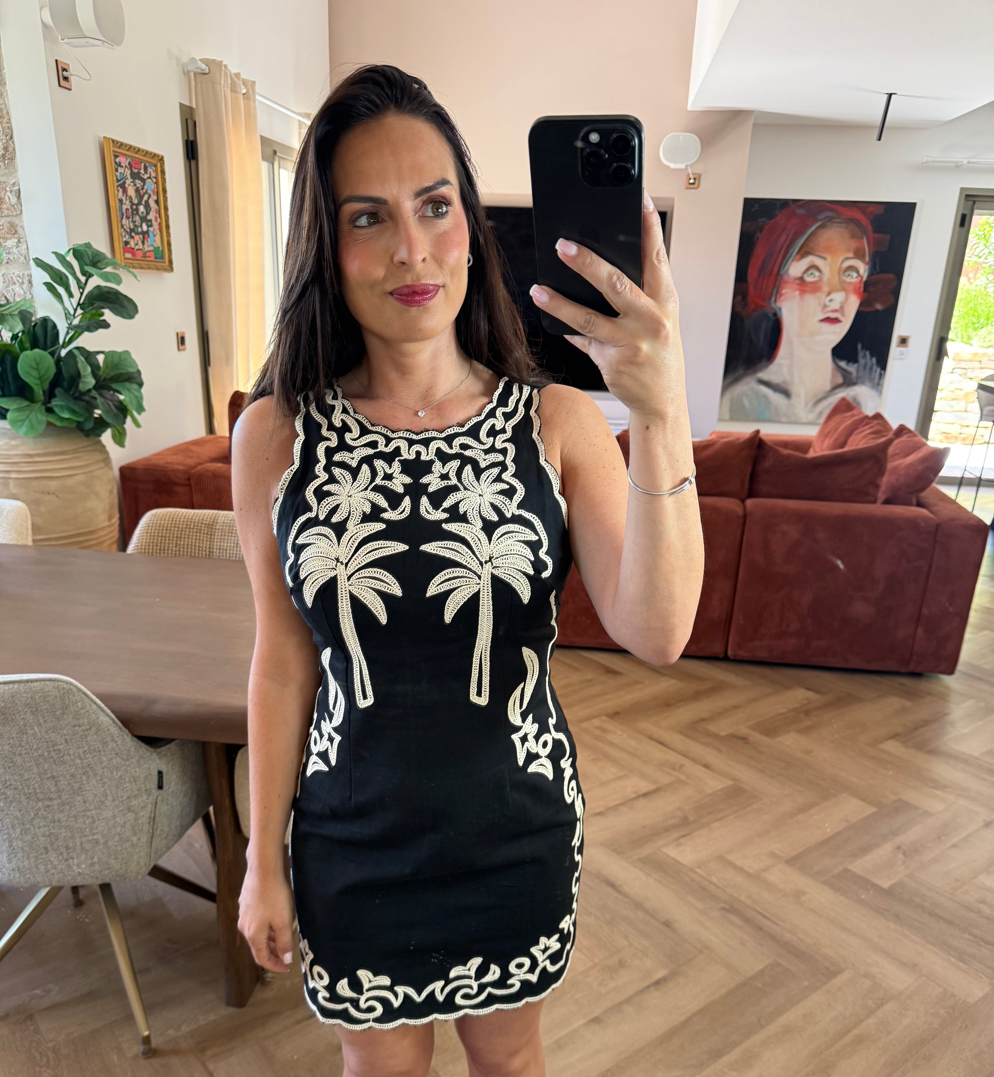 Robe black Marion