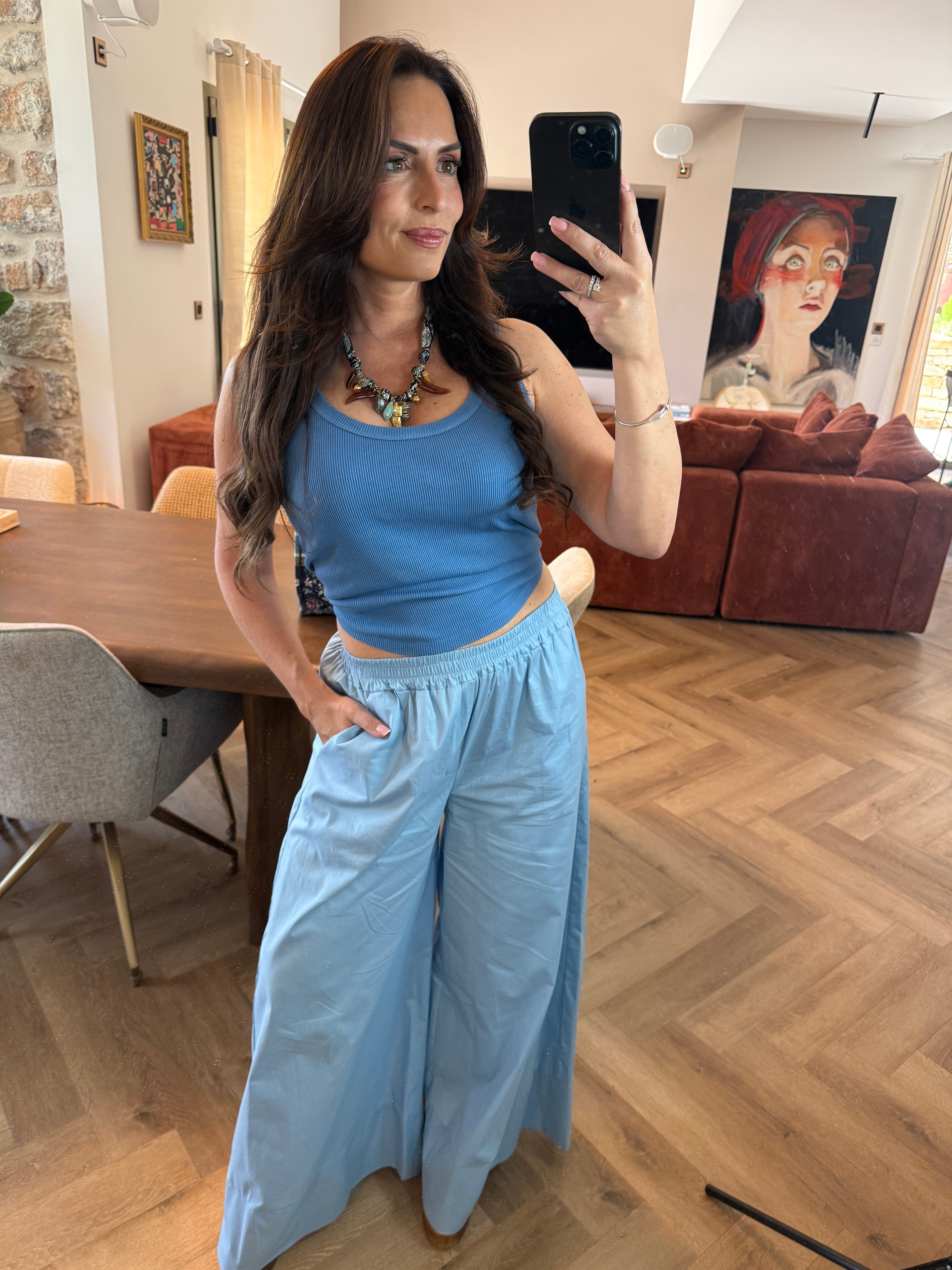 Pantalon palazzo Irène