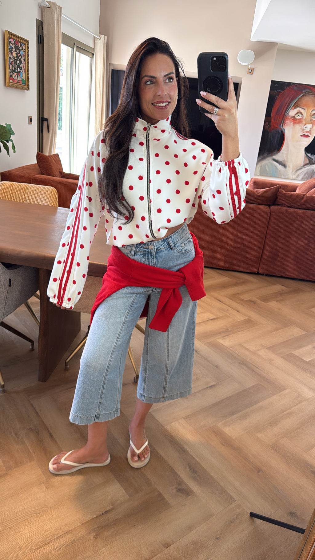 Veste zippée style jogging