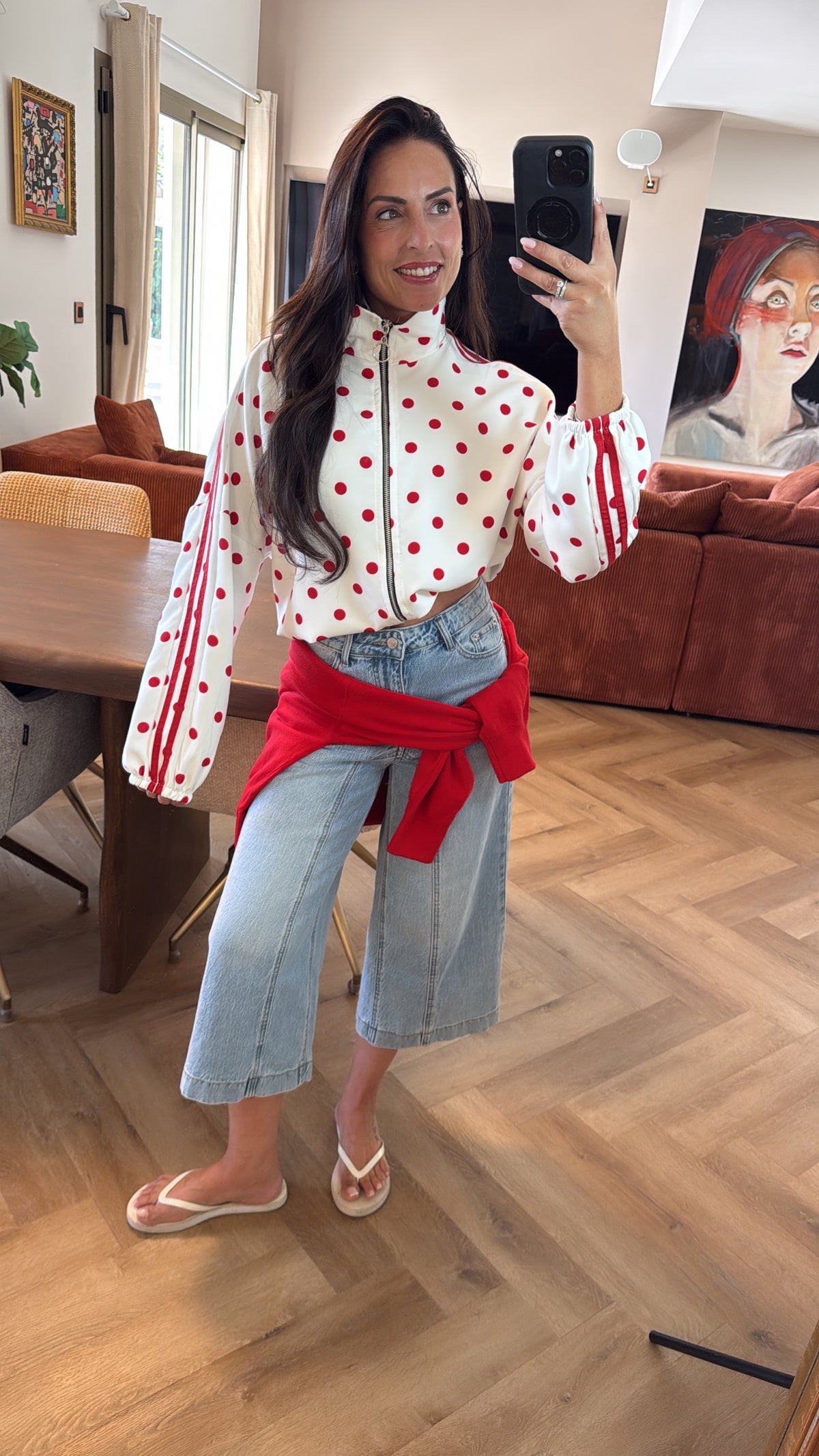 Veste zippée style jogging